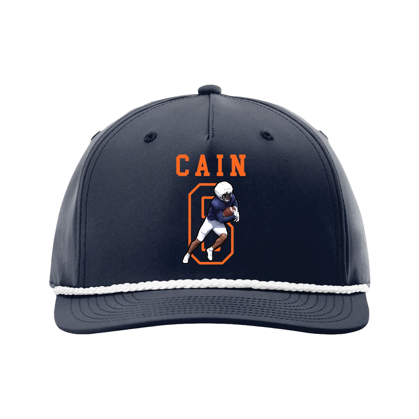 Five-Panel Classic Rope Cap — Shirsey in Navy