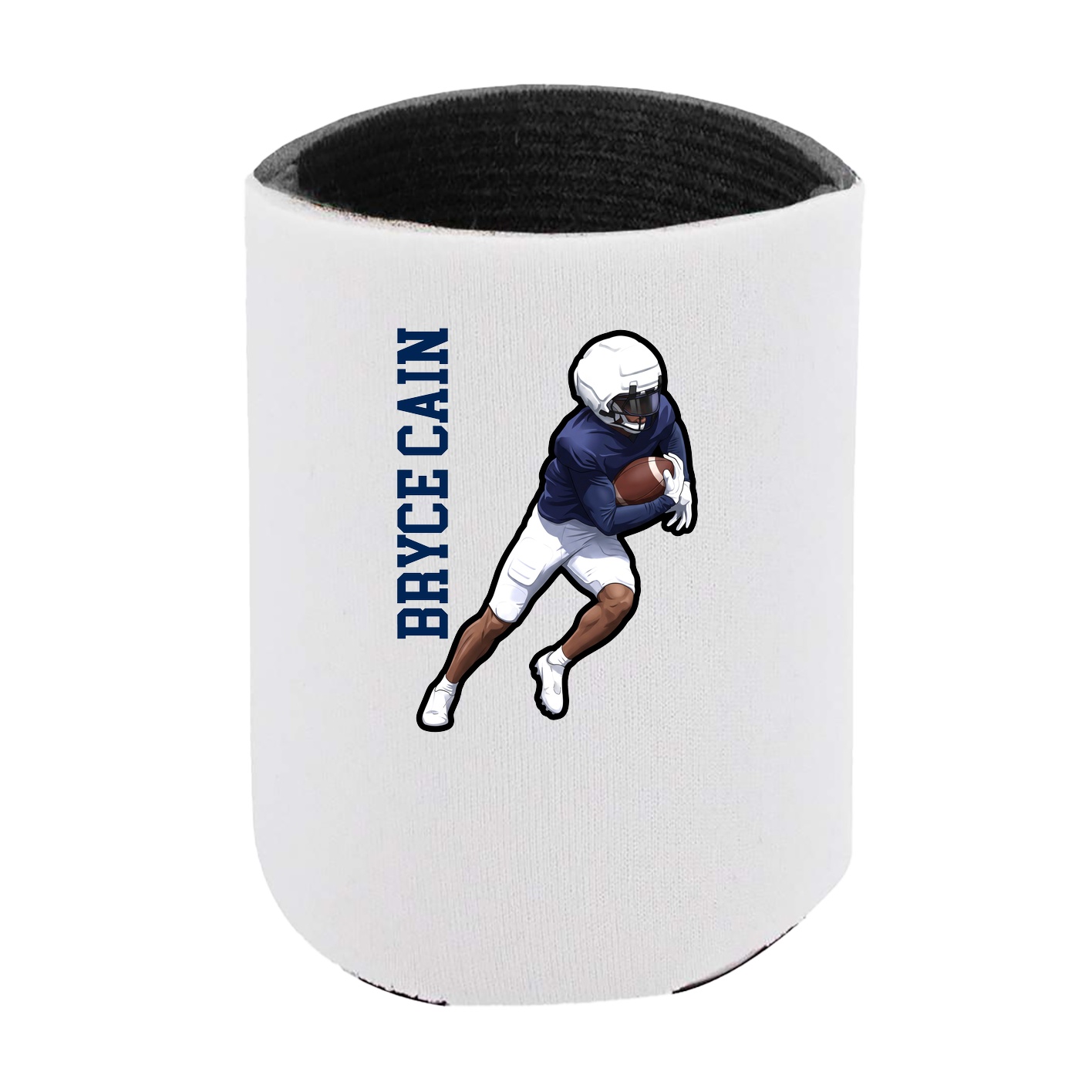 Can Holder — Name Vertical in White