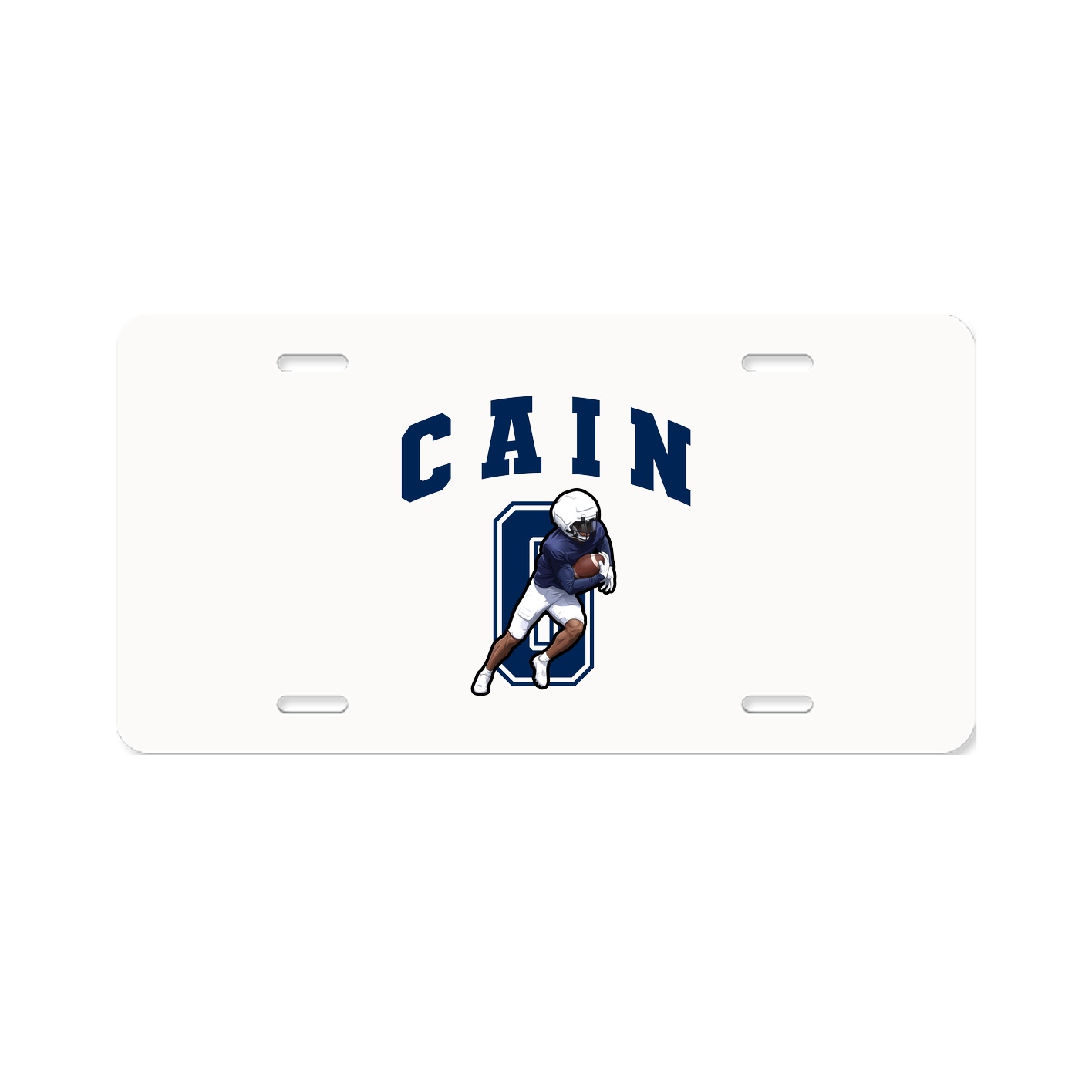License Plate — Number in Classic