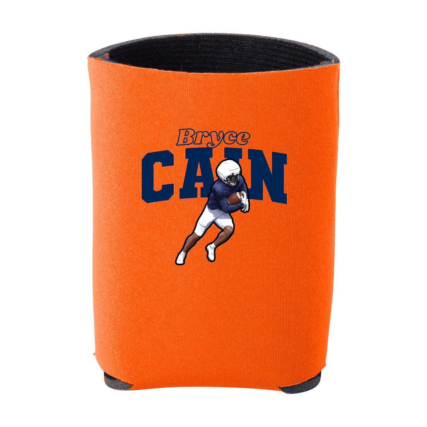 Can Holder — Name Arch in Orange