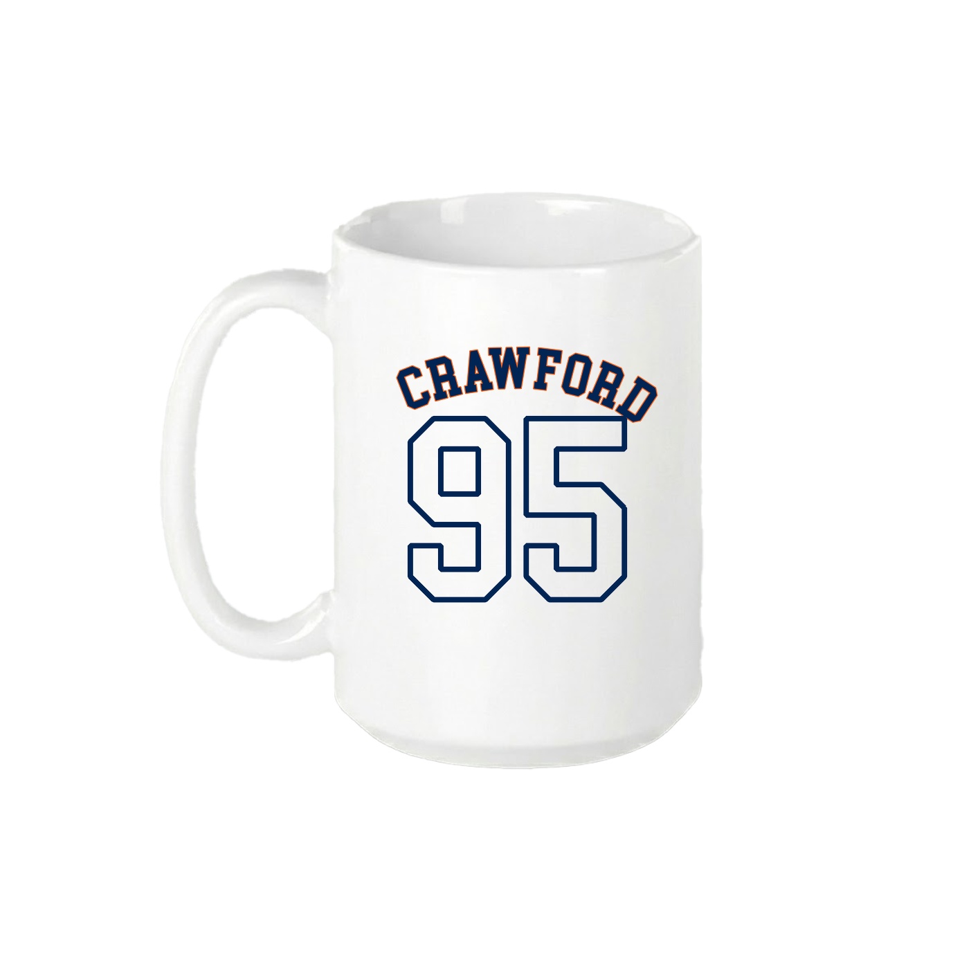 15oz Coffee Mug — Shirsey Arch in White
