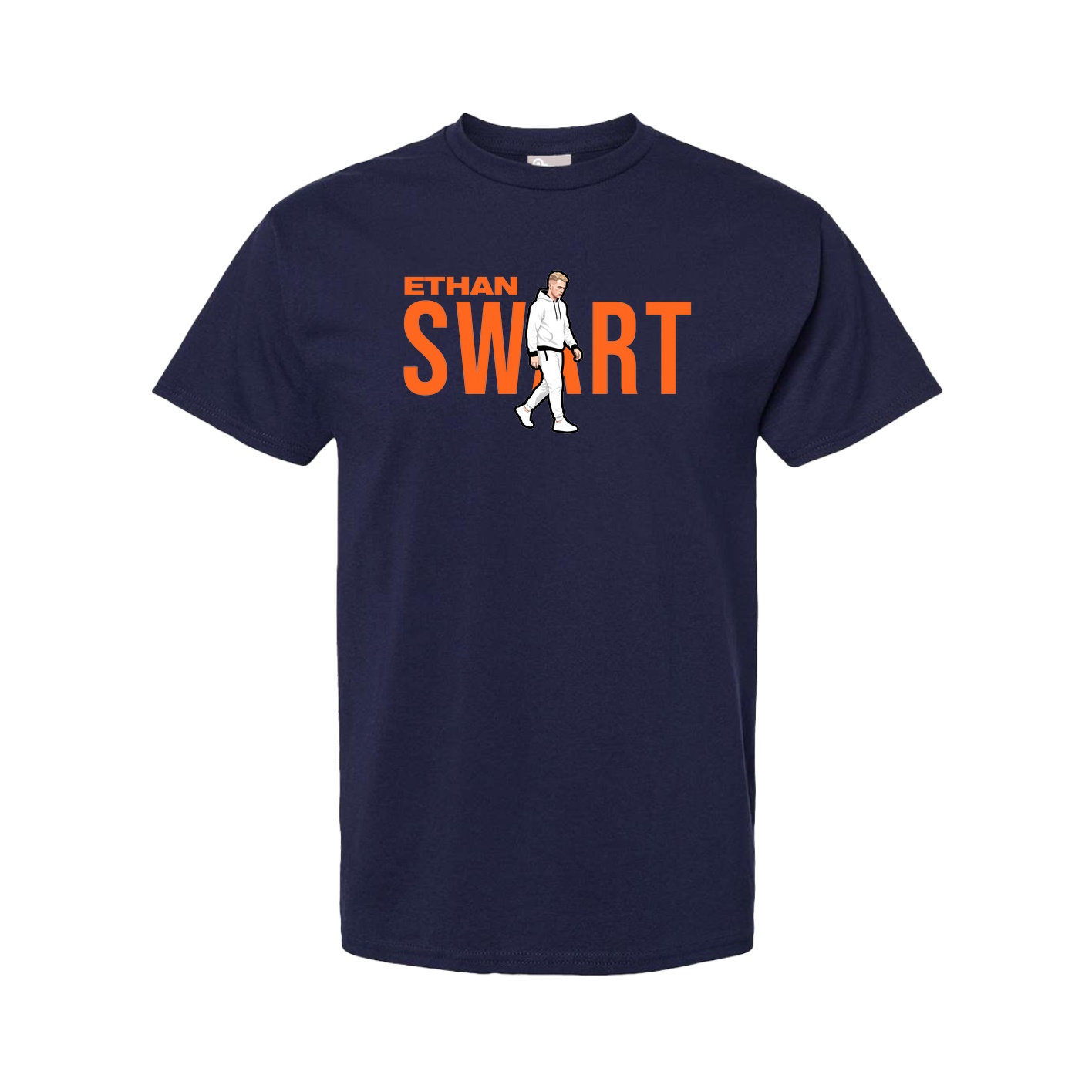 Tee — Player Name in Navy