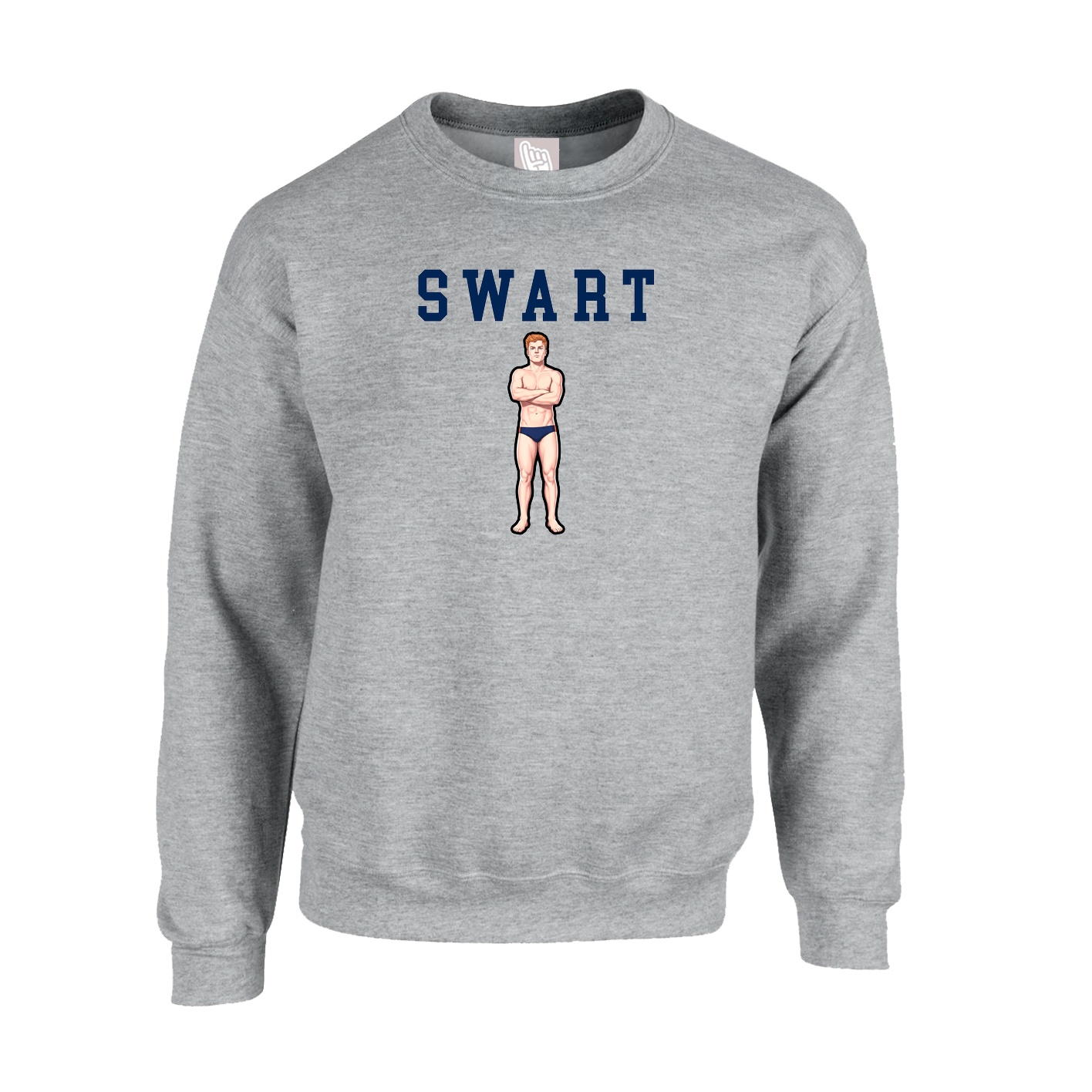 Fleece Crew — Shirsey in Grey
