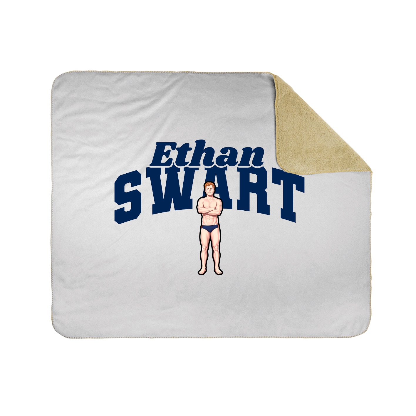 Throw Blanket — Signature Arch in White