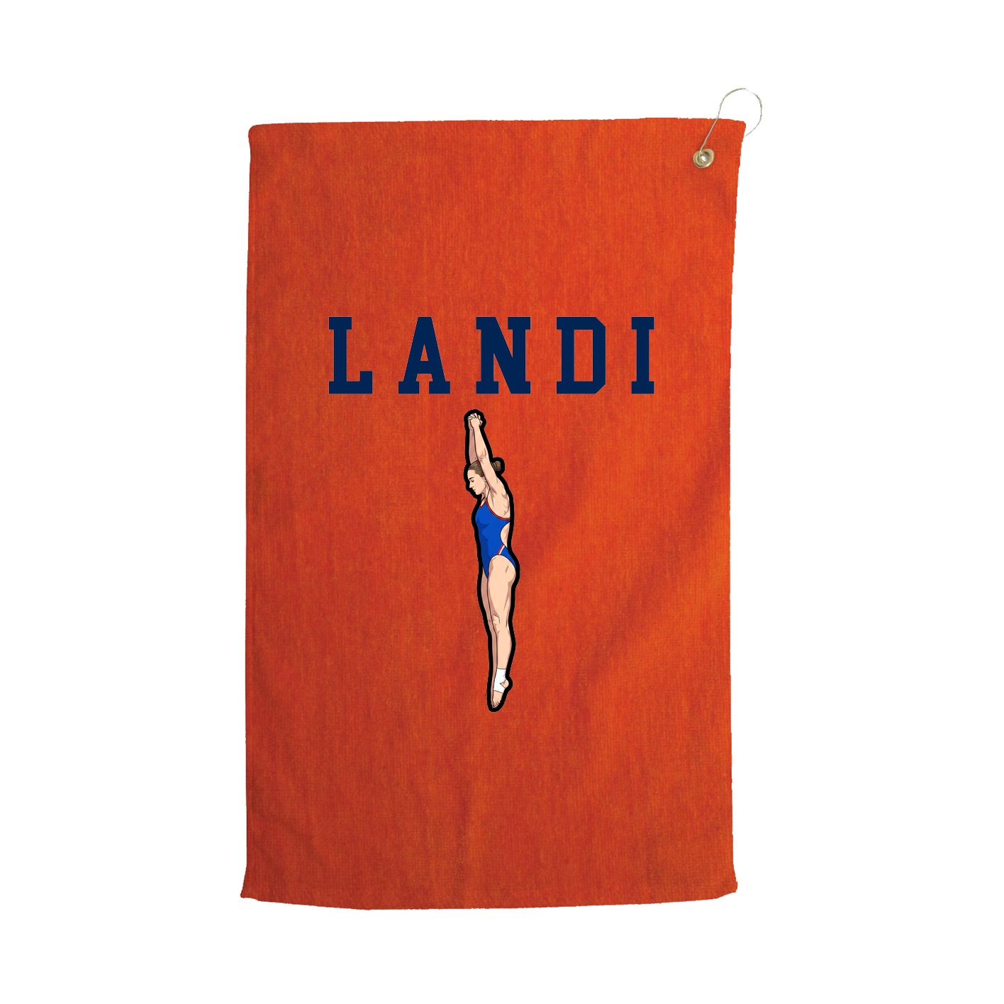 Golf Towel — Shirsey in Orange