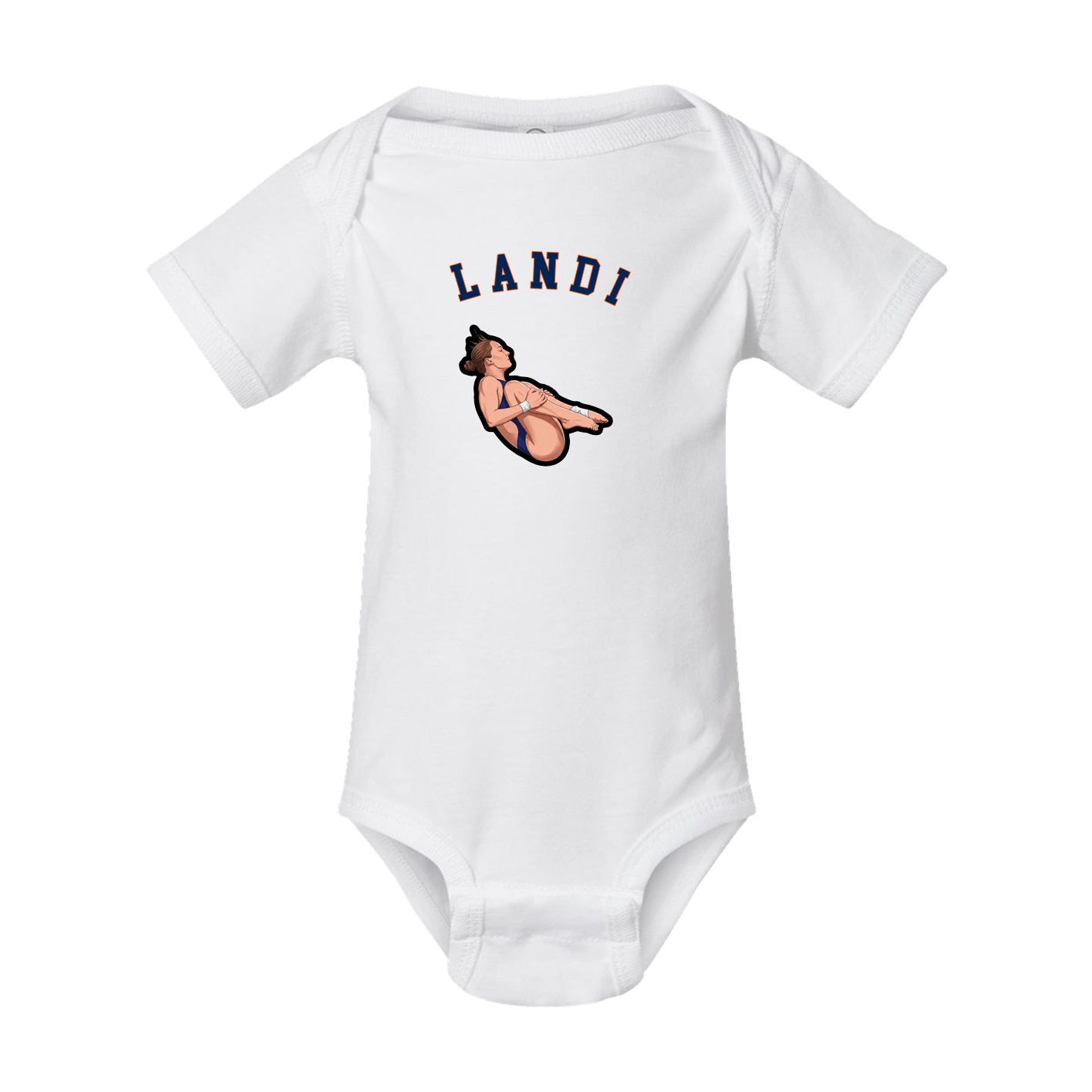 Baby Onesie — Shirsey Arch in White