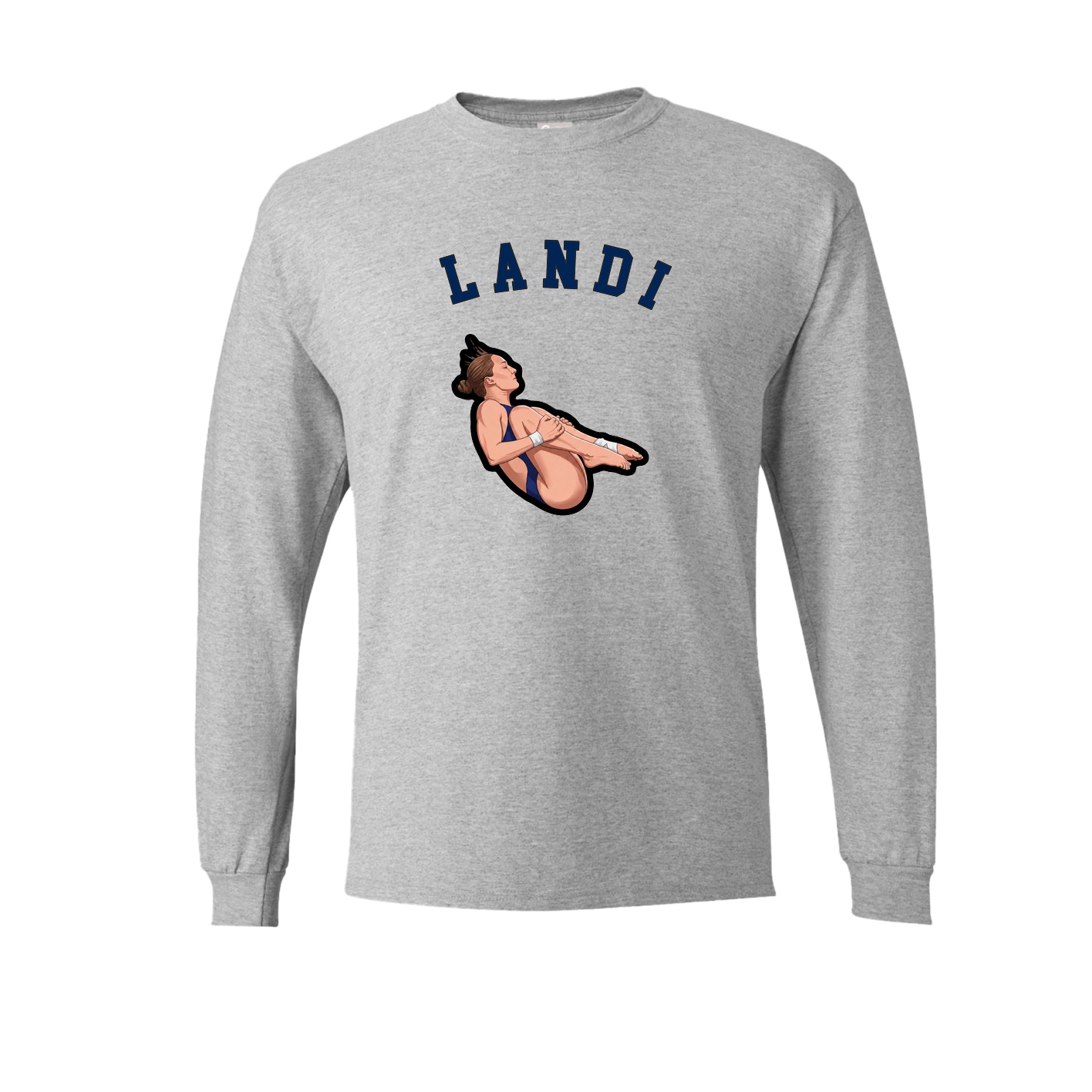 Long Sleeve Tee — Shirsey Arch in Grey