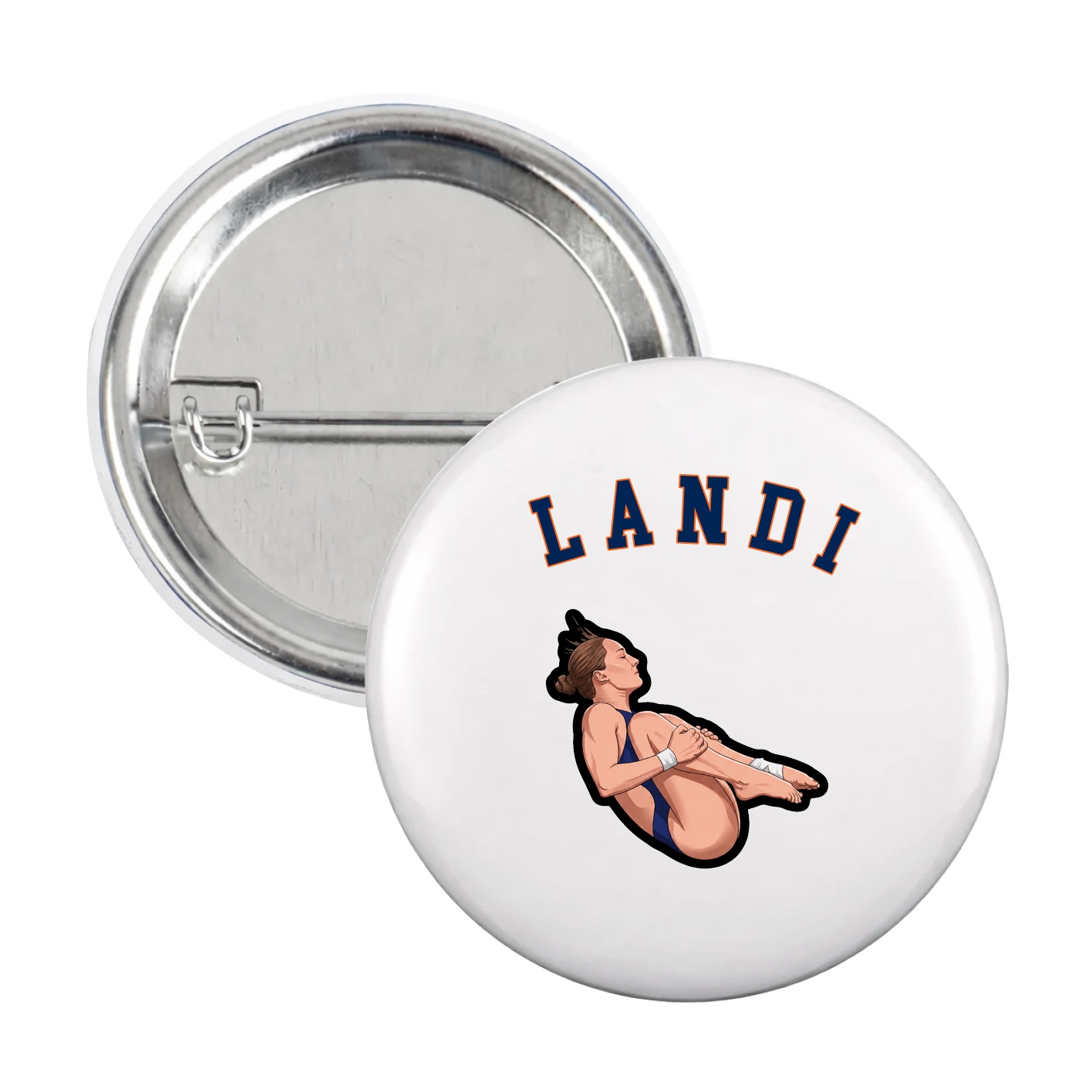 Game Day Button — Shirsey Arch in White