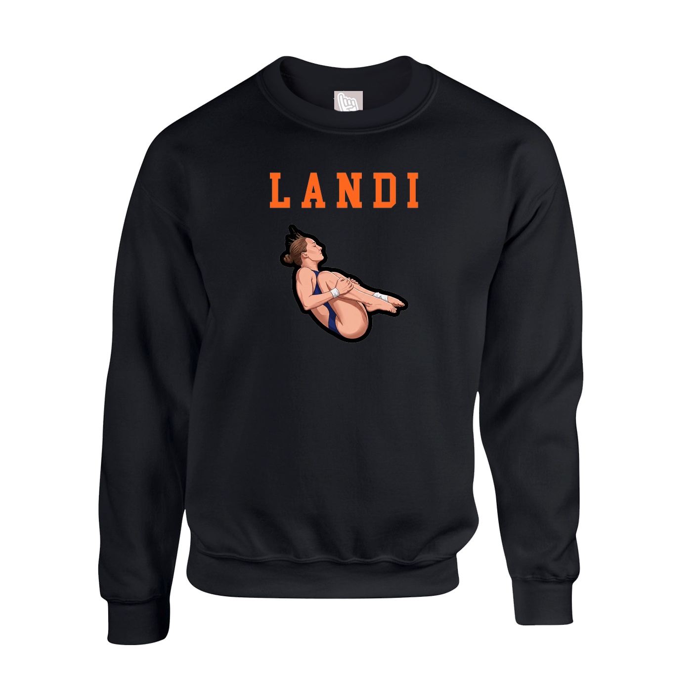 Fleece Crew — Shirsey in Black