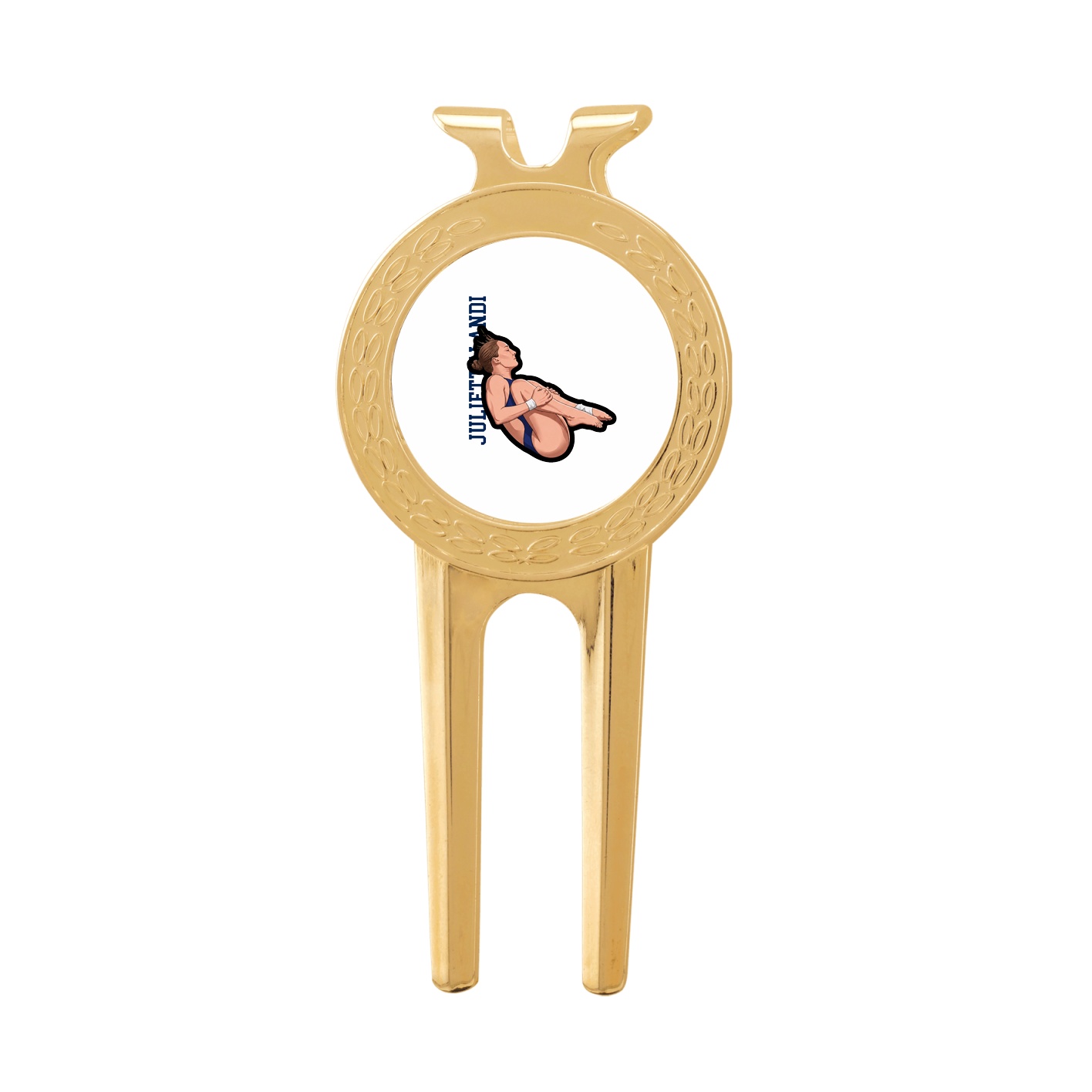 Divot Tool with Ball Marker — Name Vertical in Classic