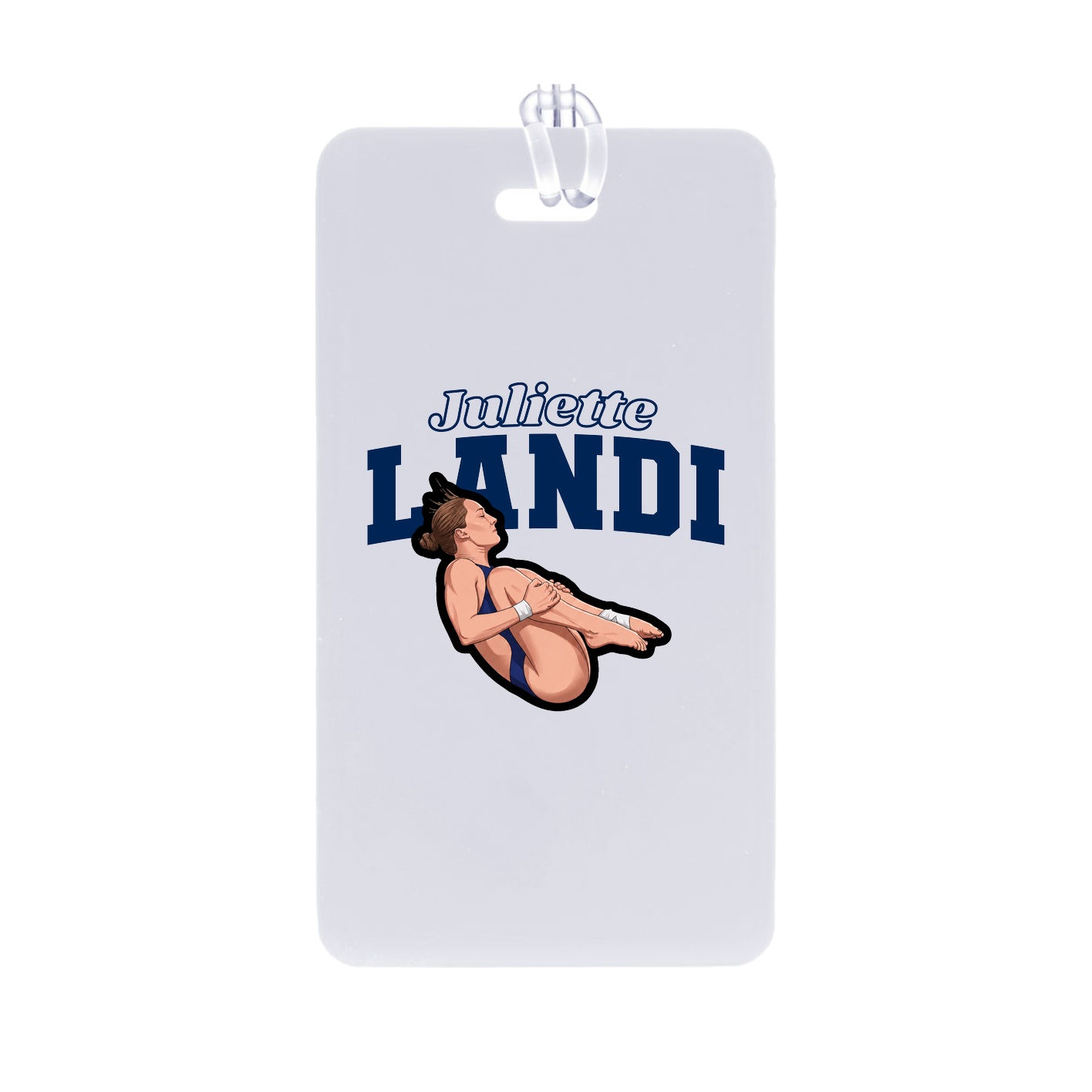 Bag Tag — Name Arch in Classic