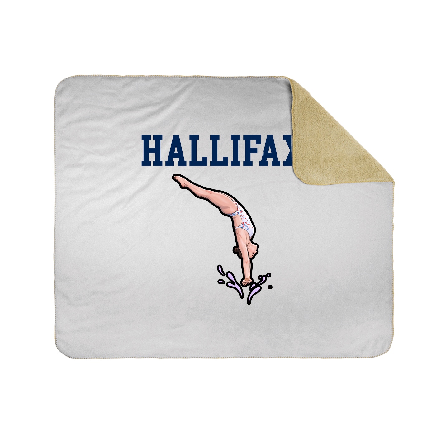 Throw Blanket — Shirsey in White