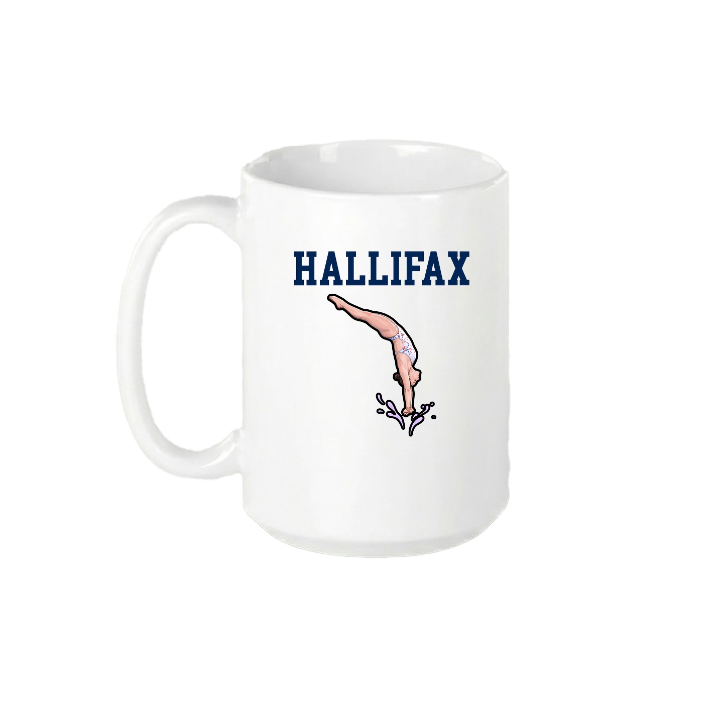 15oz Coffee Mug — Shirsey in White