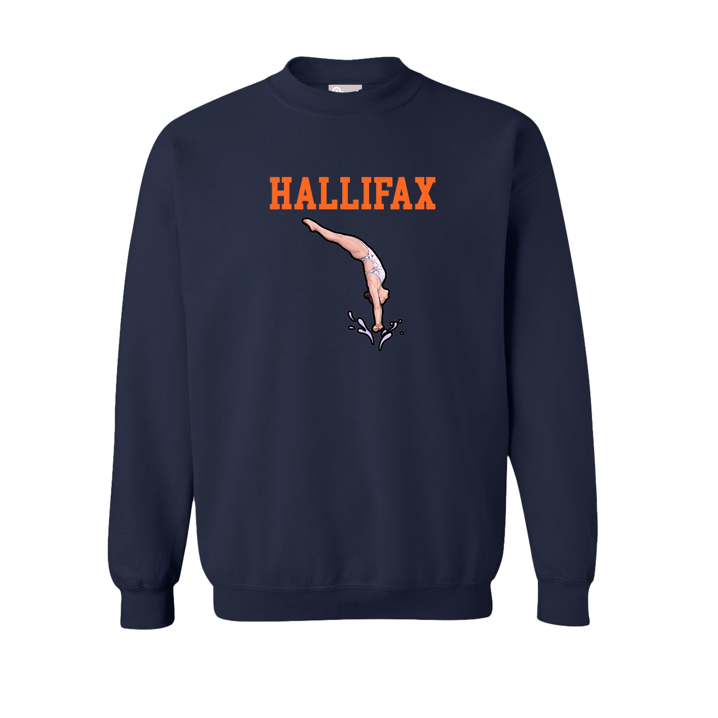 Fleece Crew — Shirsey in Navy