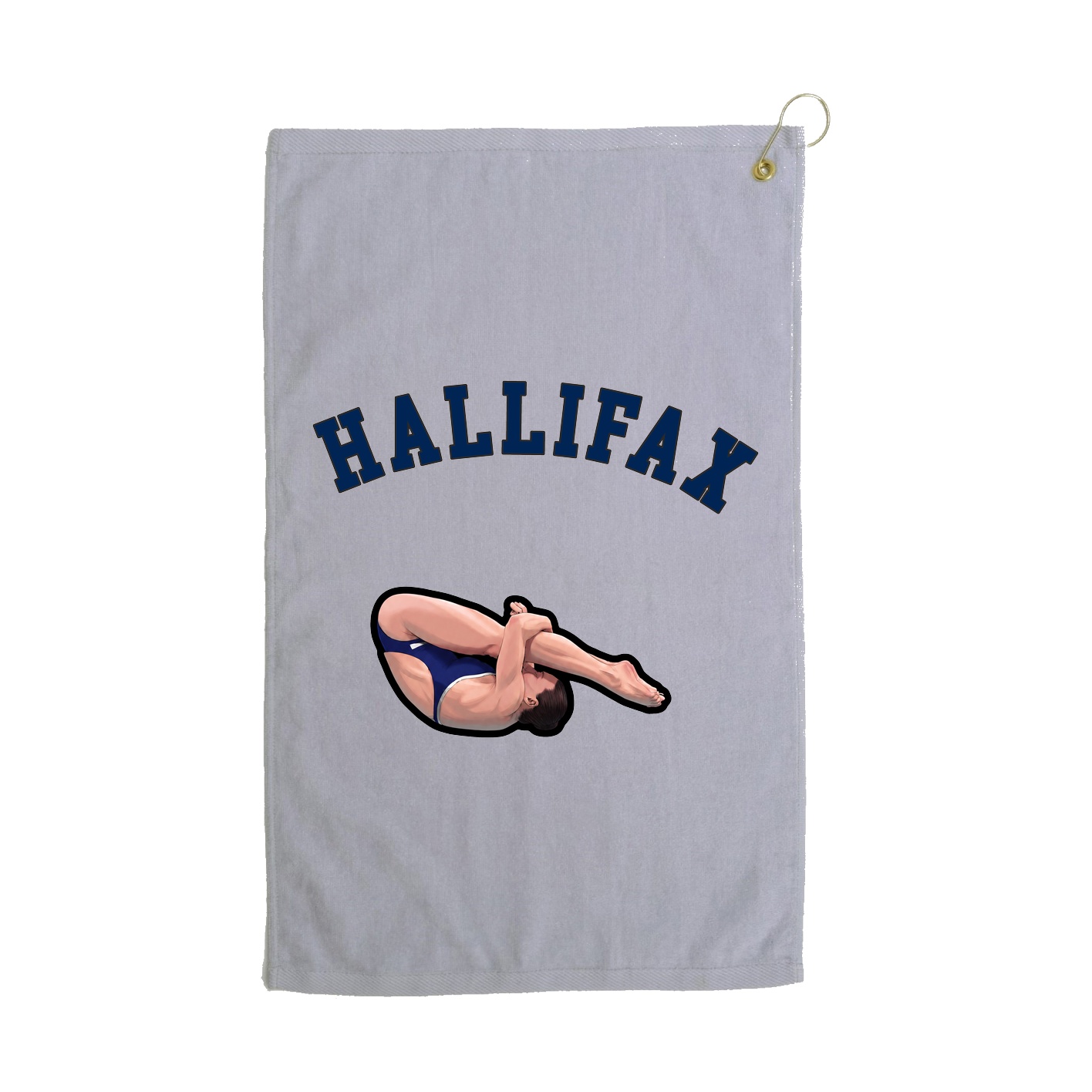 Golf Towel — Shirsey Arch in Grey