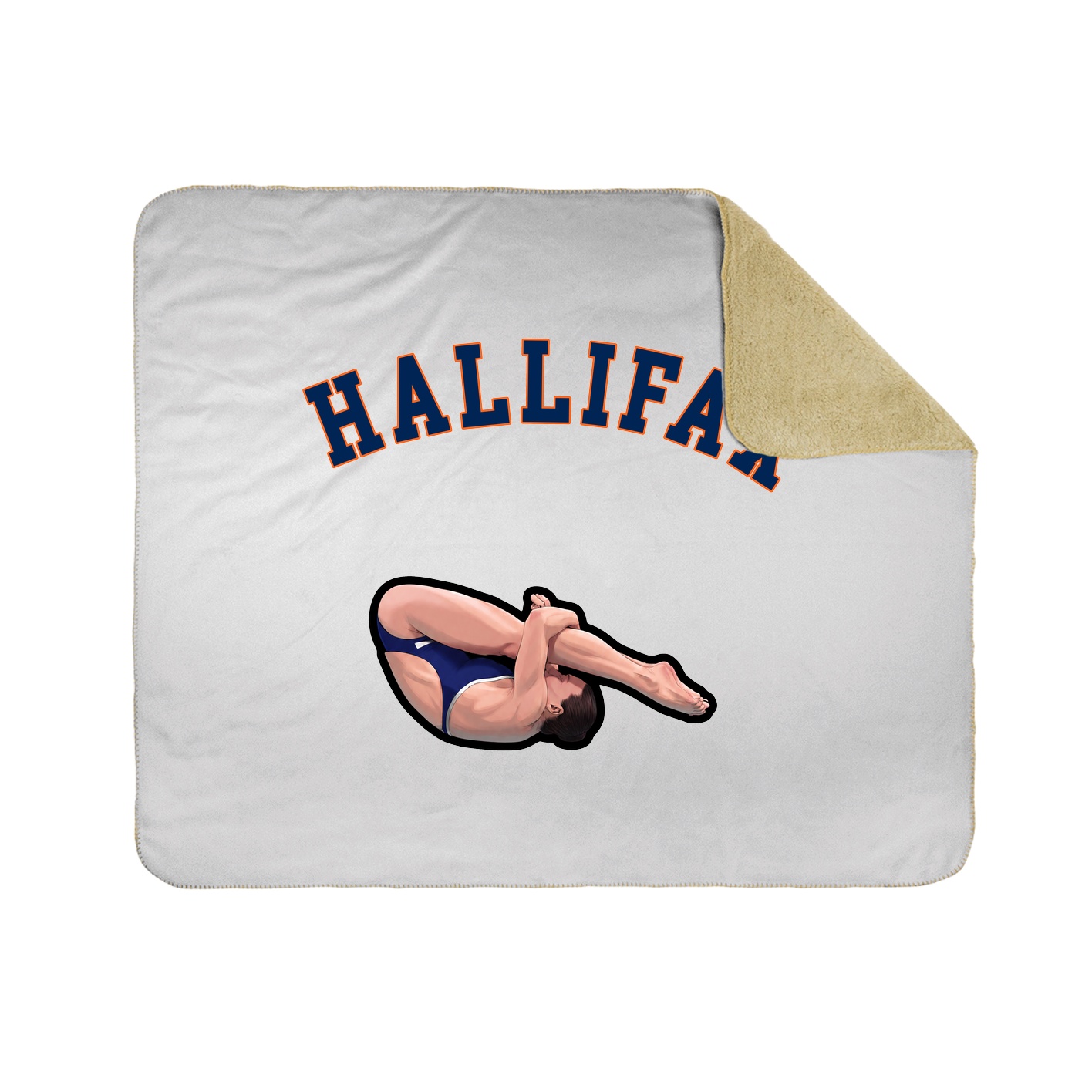 Throw Blanket — Shirsey Arch in White
