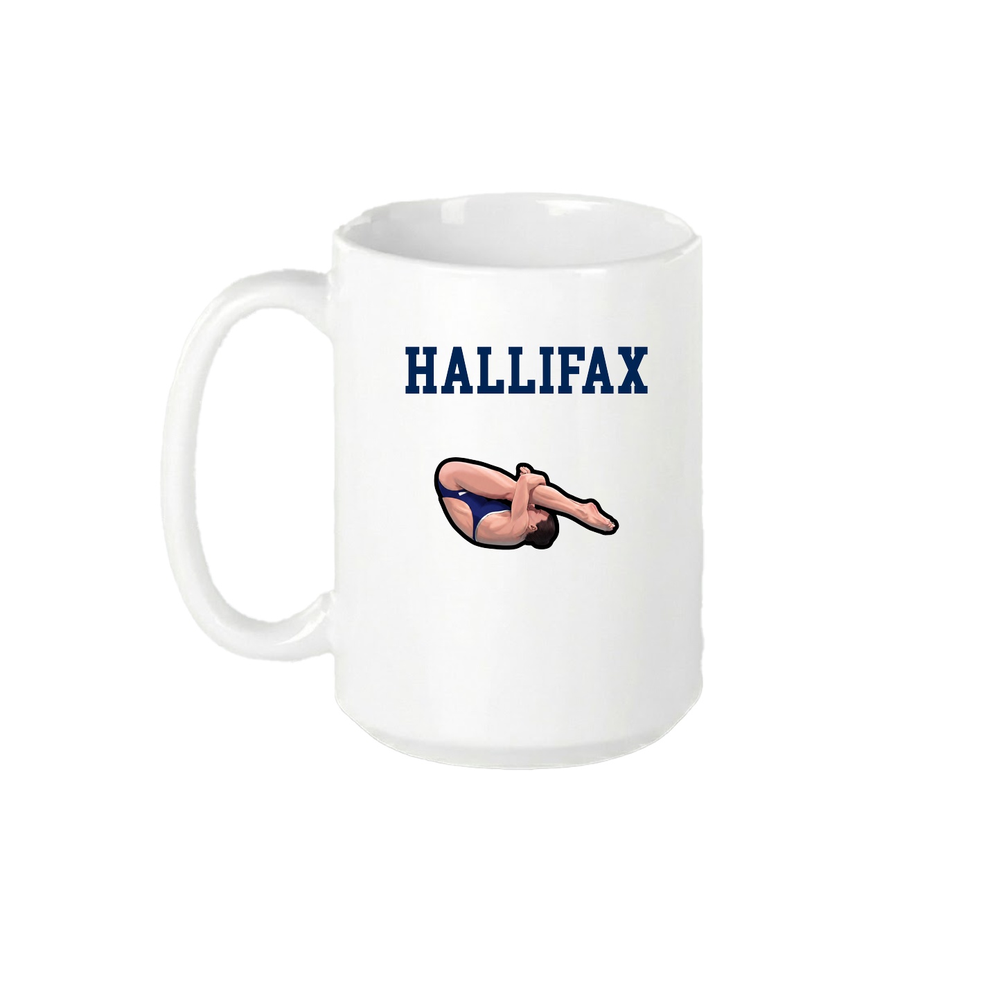 15oz Coffee Mug — Shirsey in White