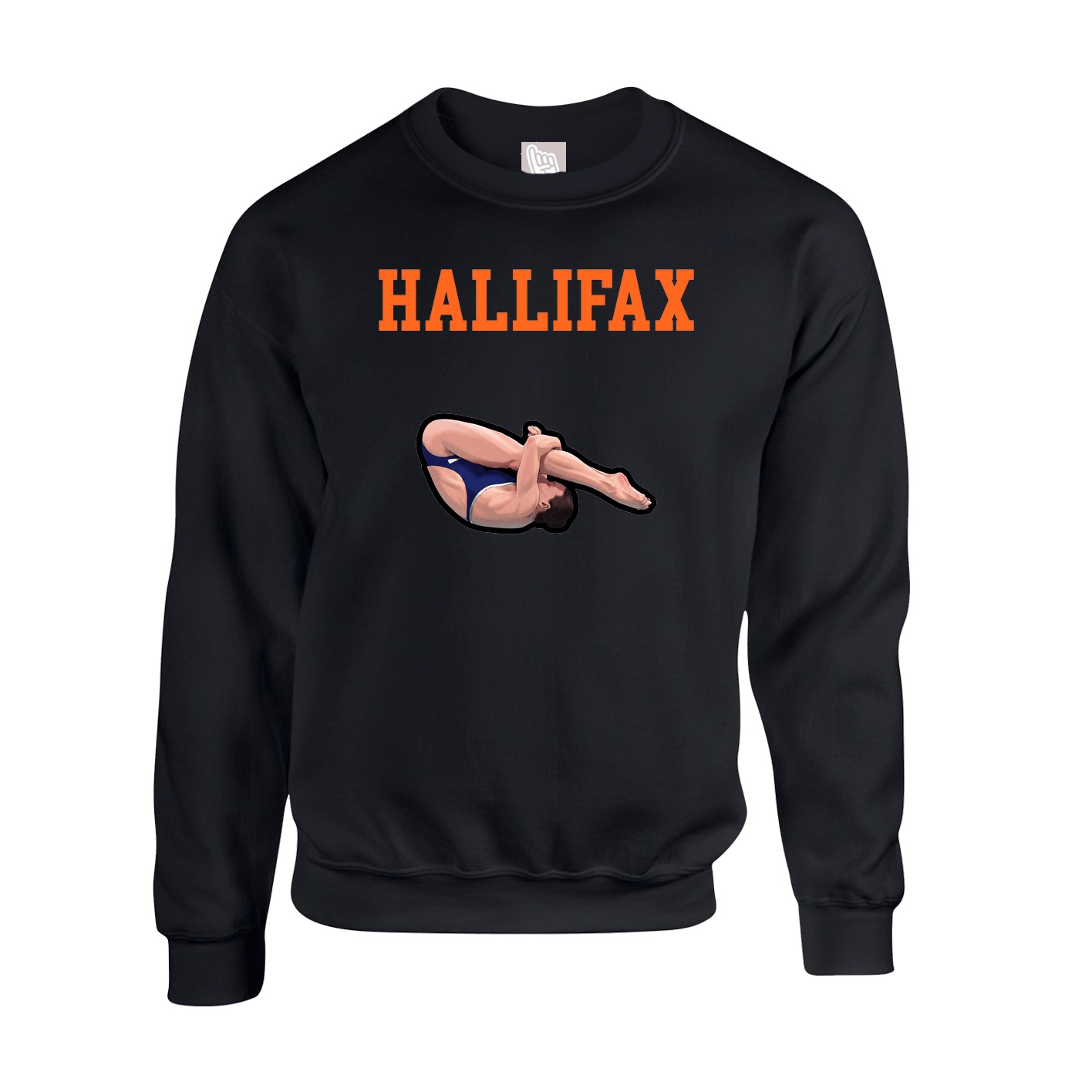 Fleece Crew — Shirsey in Black