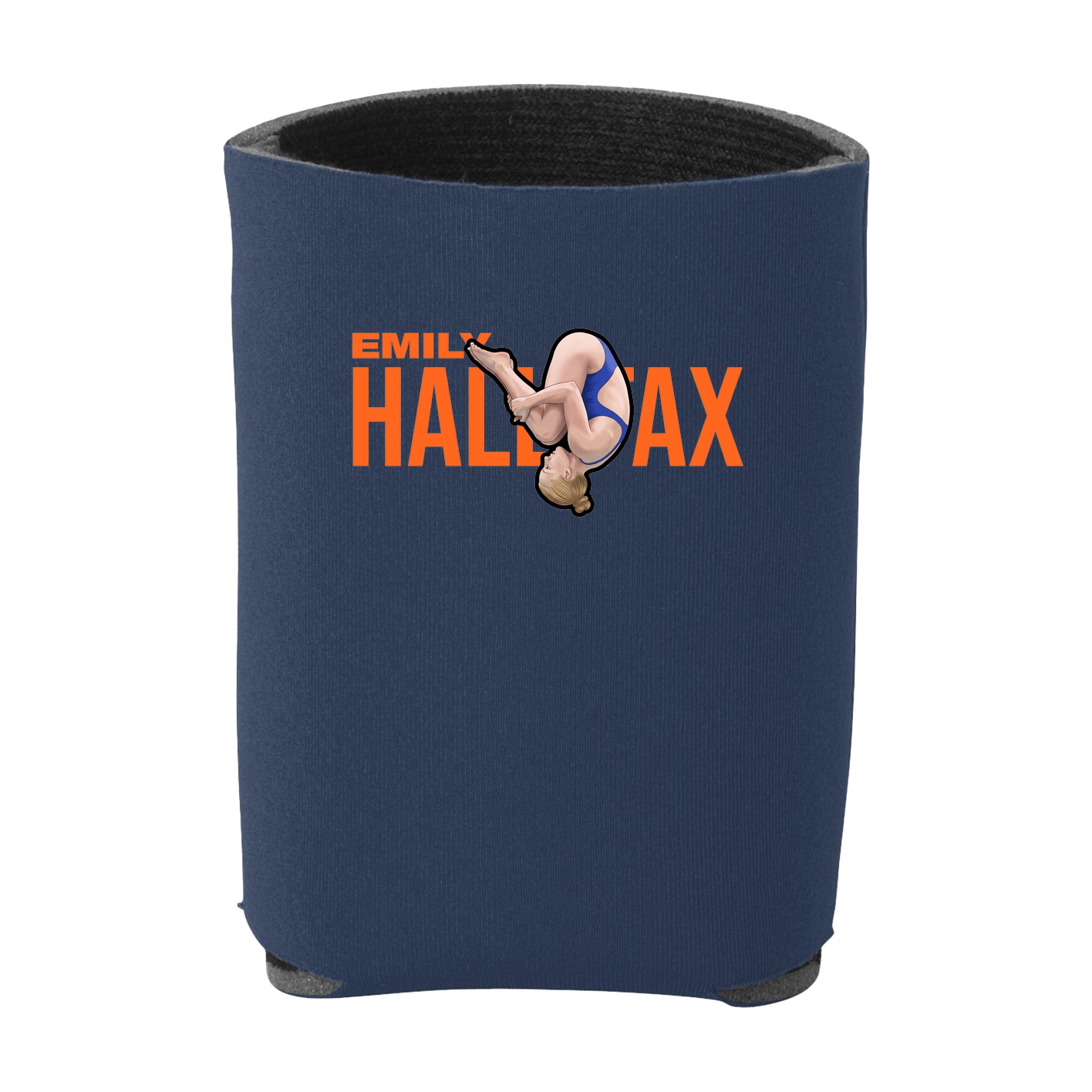 Can Holder — Player Name in Navy