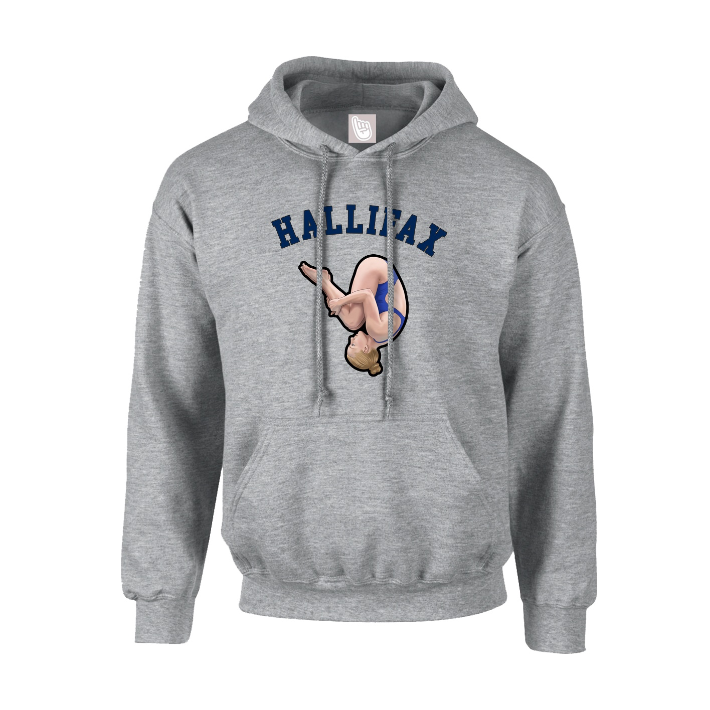 Youth Hoodie — Shirsey Arch in Grey