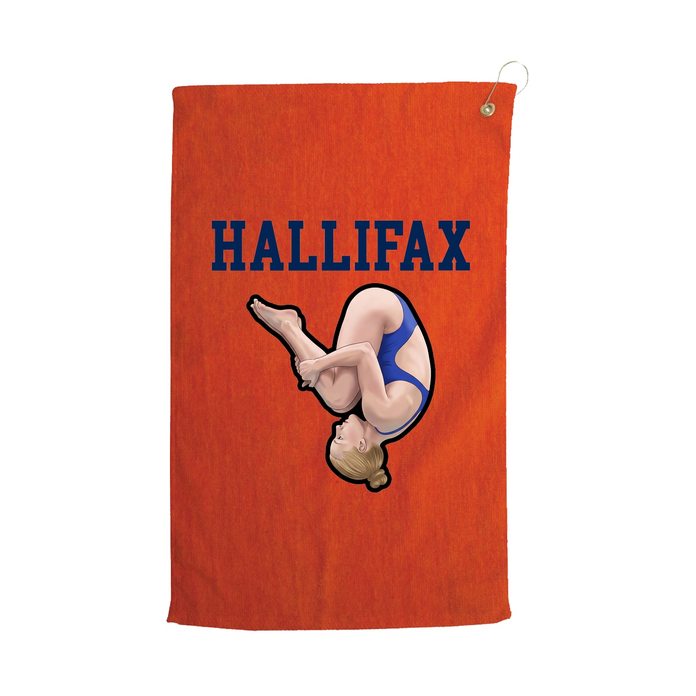 Golf Towel — Shirsey in Orange