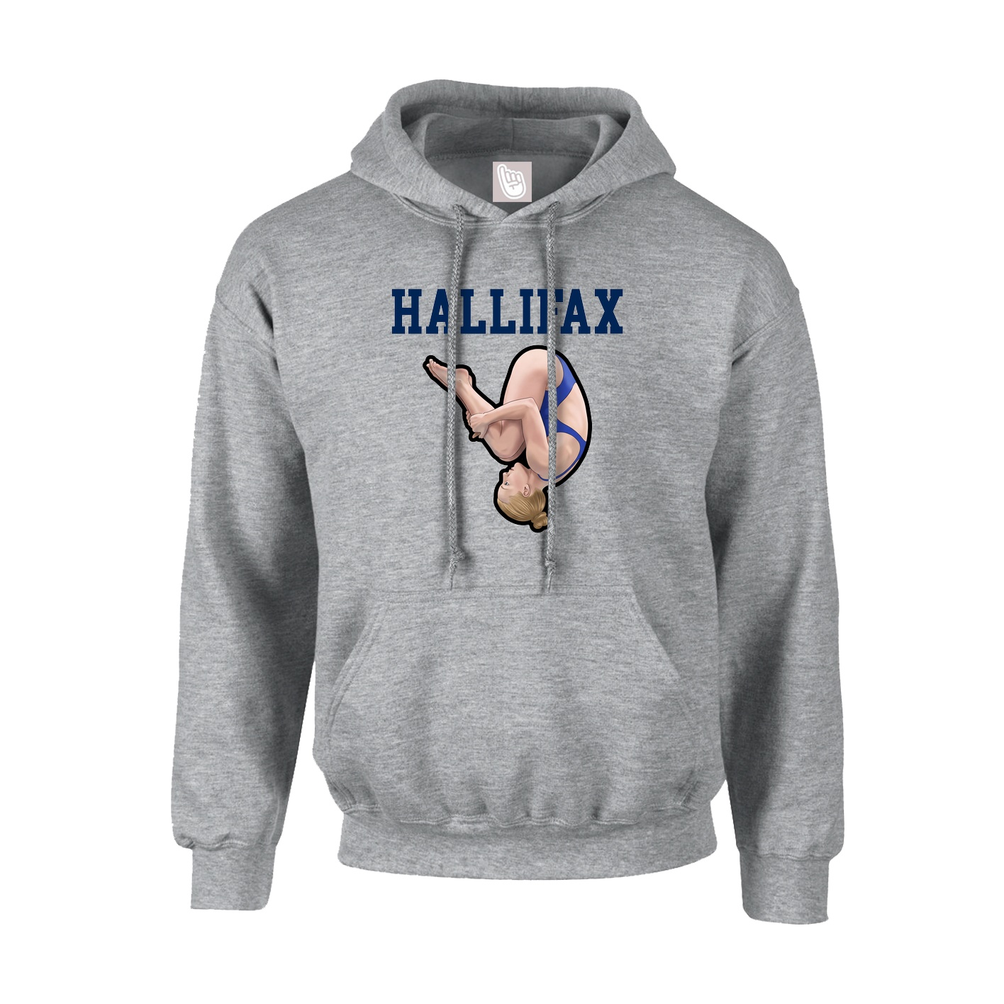 Hoodie — Shirsey in Grey