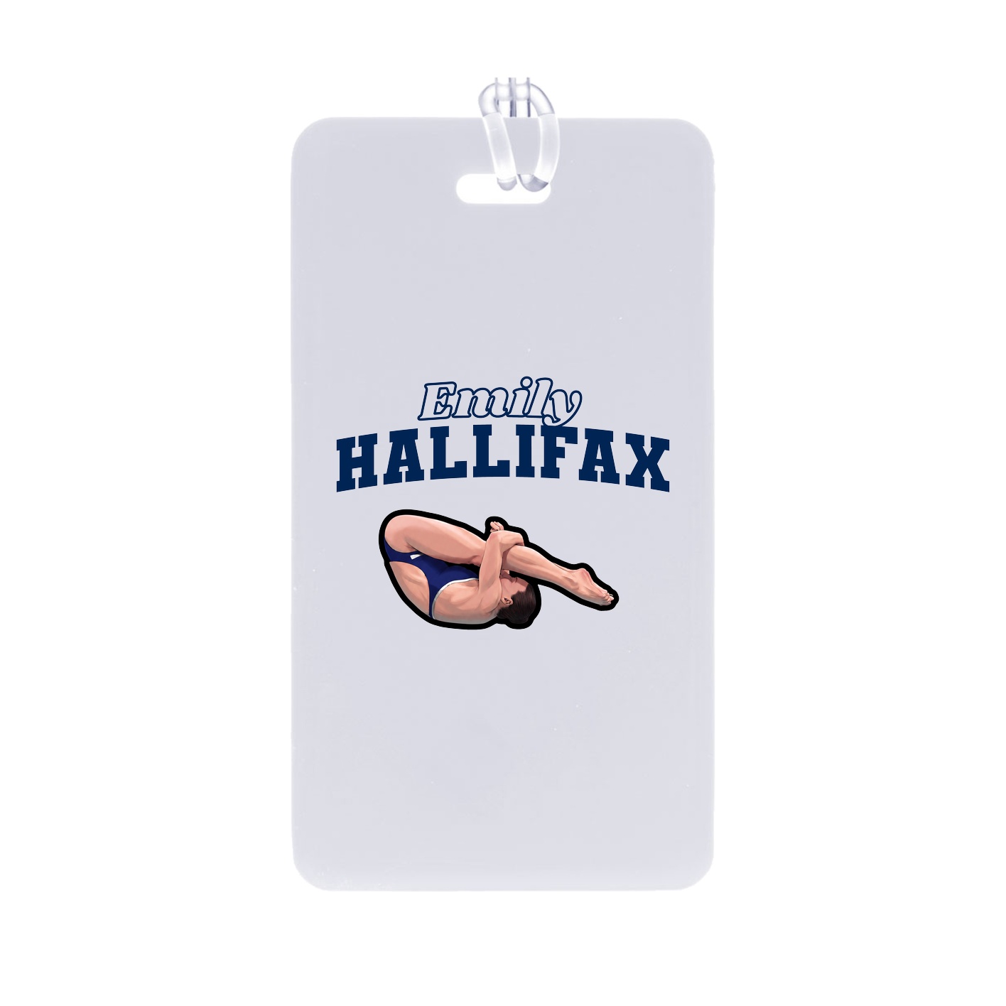 Bag Tag — Name Arch in Classic