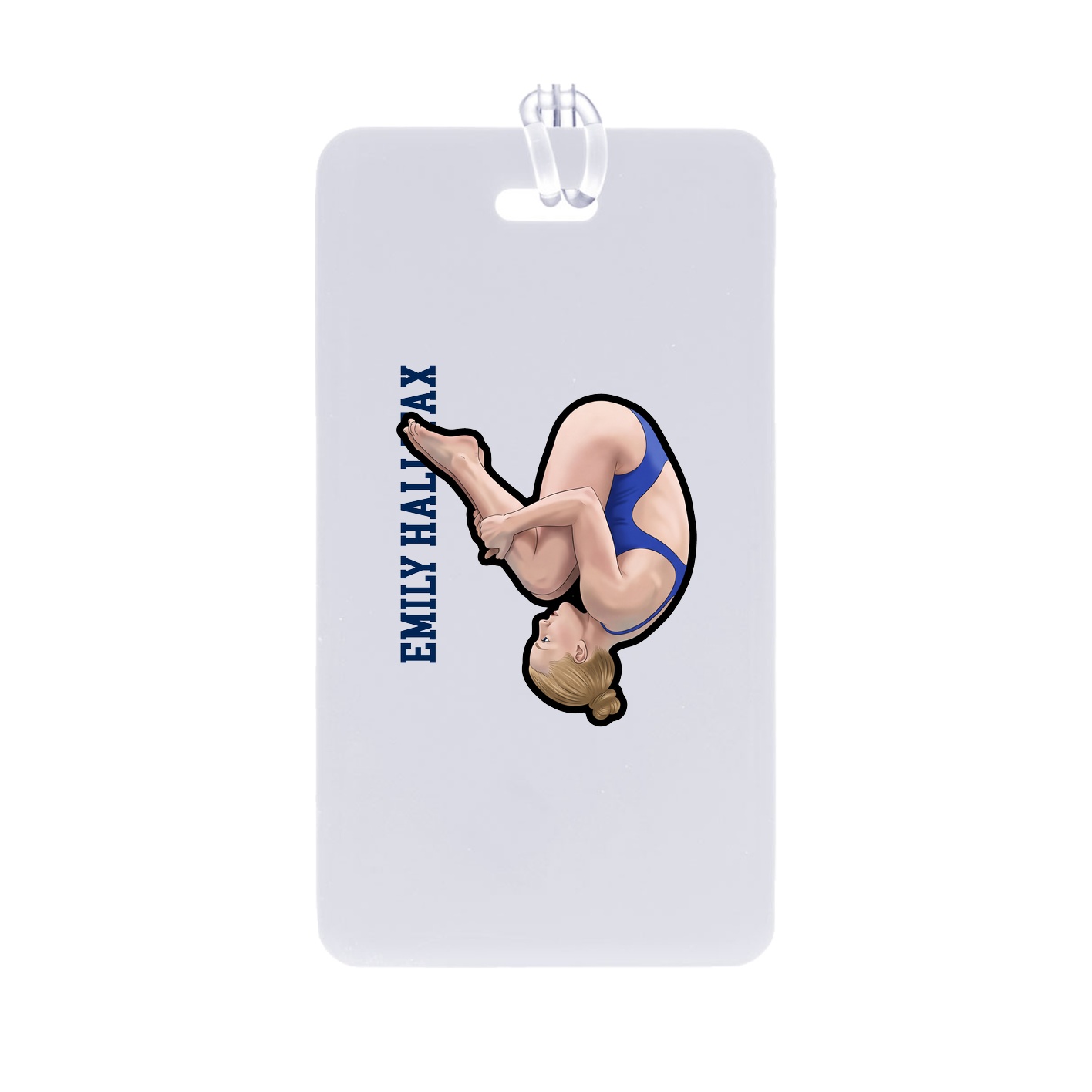 Bag Tag — Name Vertical in Classic