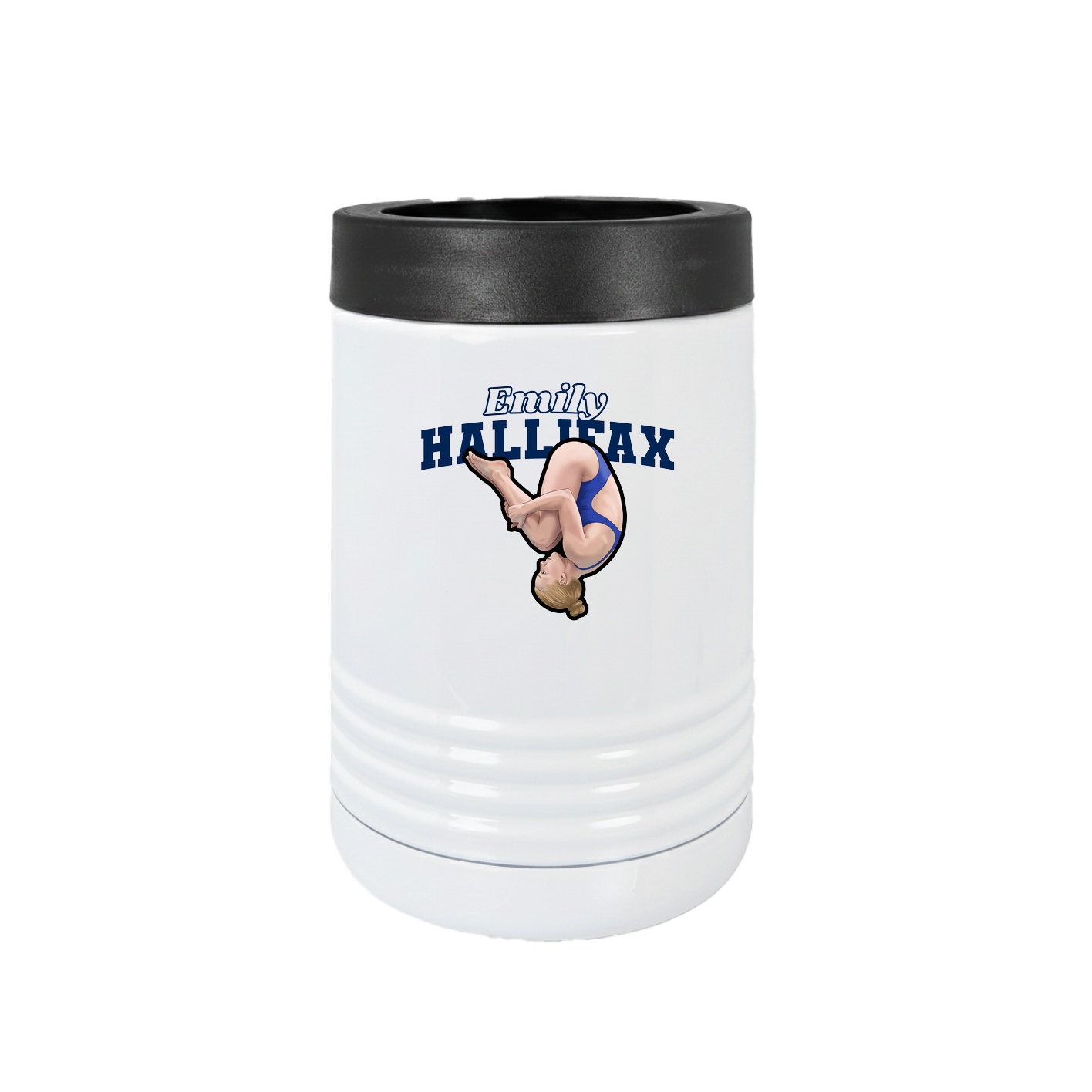 Beverage Holder — Name Arch in White
