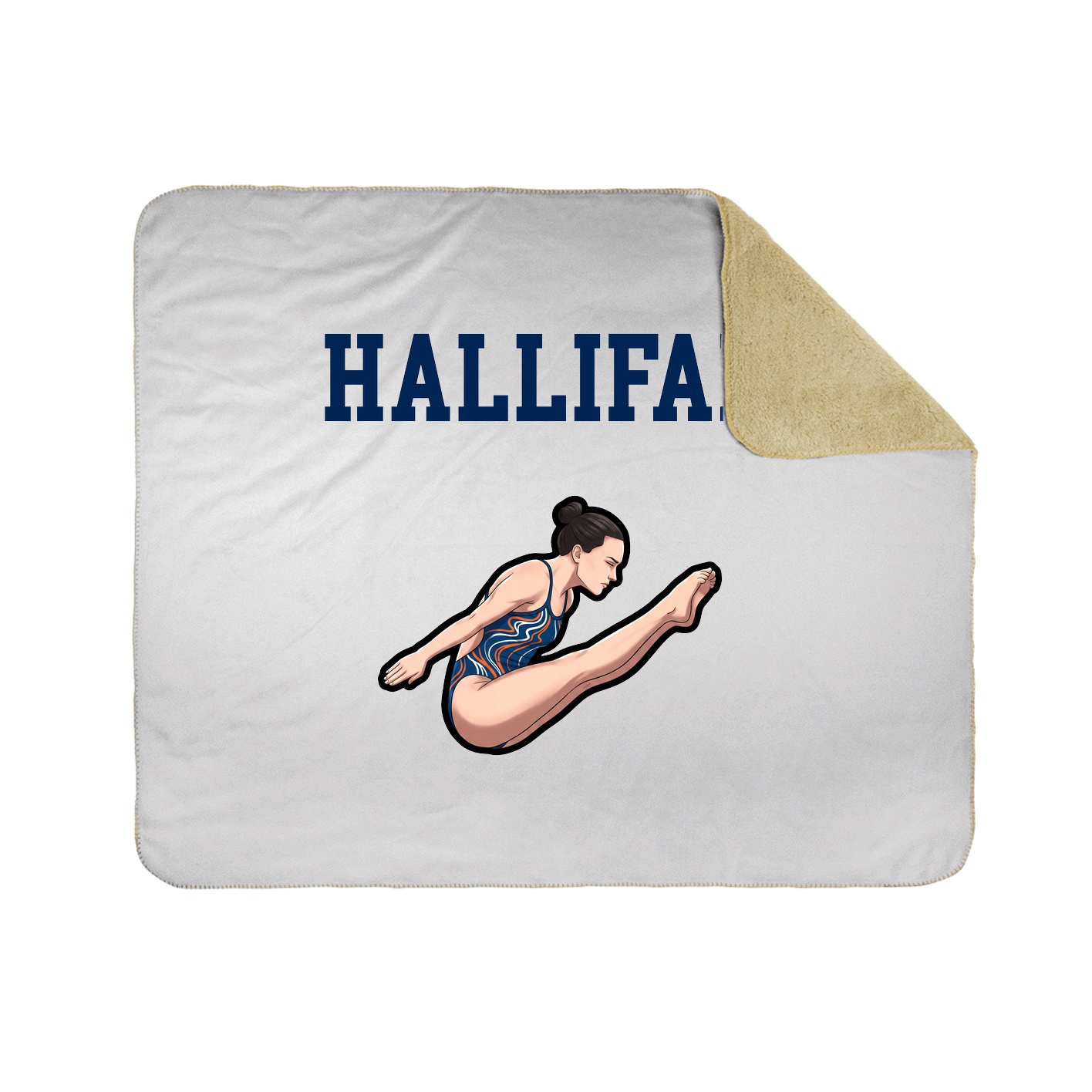 Throw Blanket — Shirsey in White