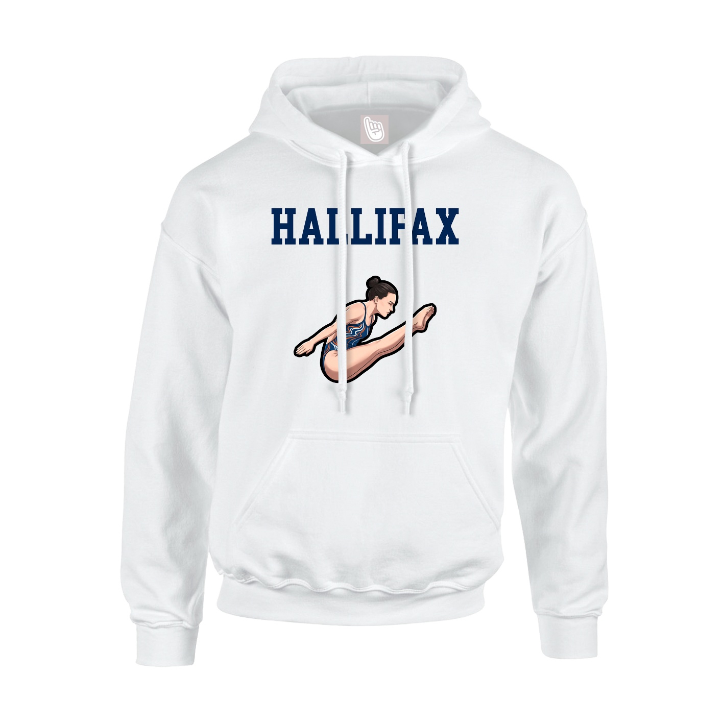 Hoodie — Shirsey in White