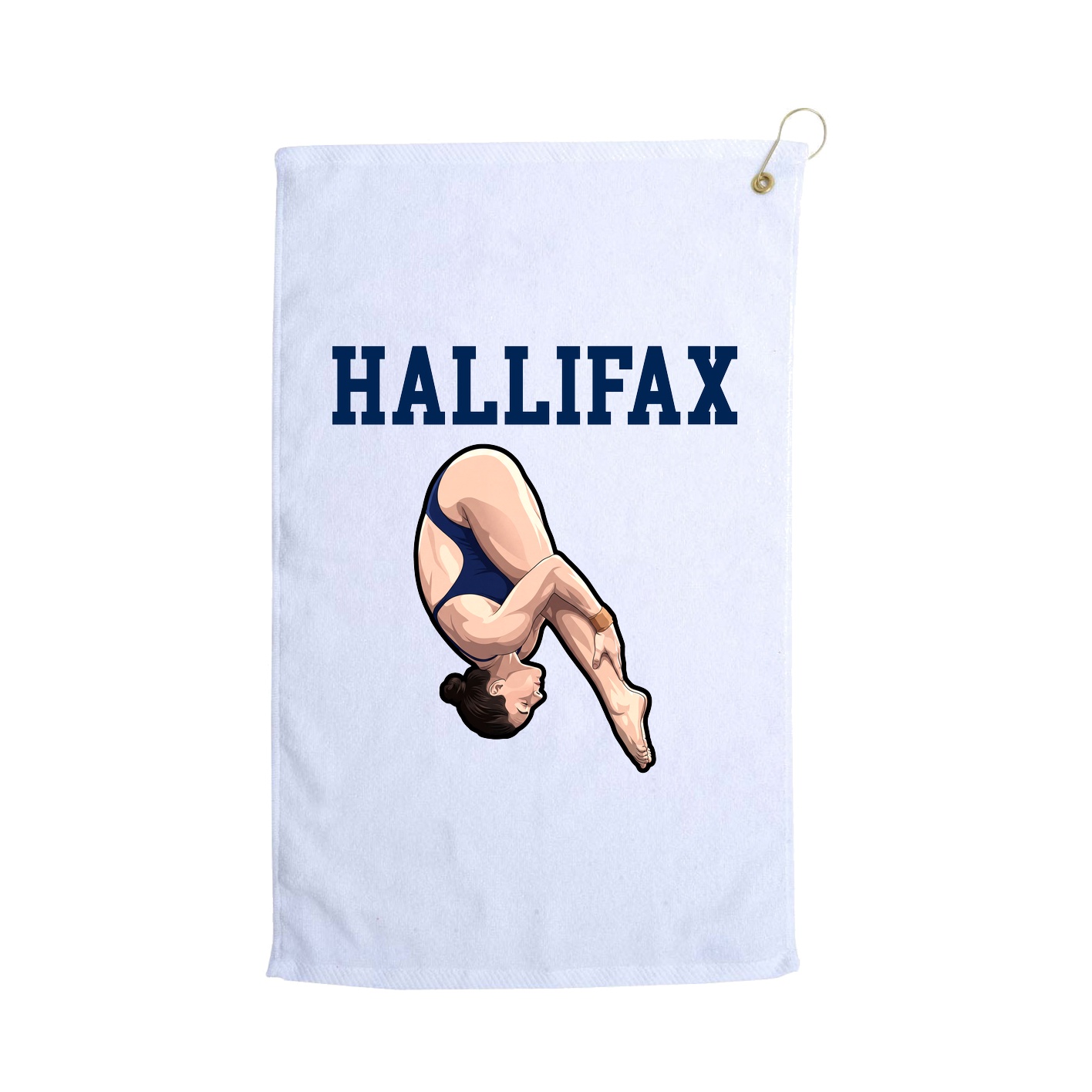 Golf Towel — Shirsey in White