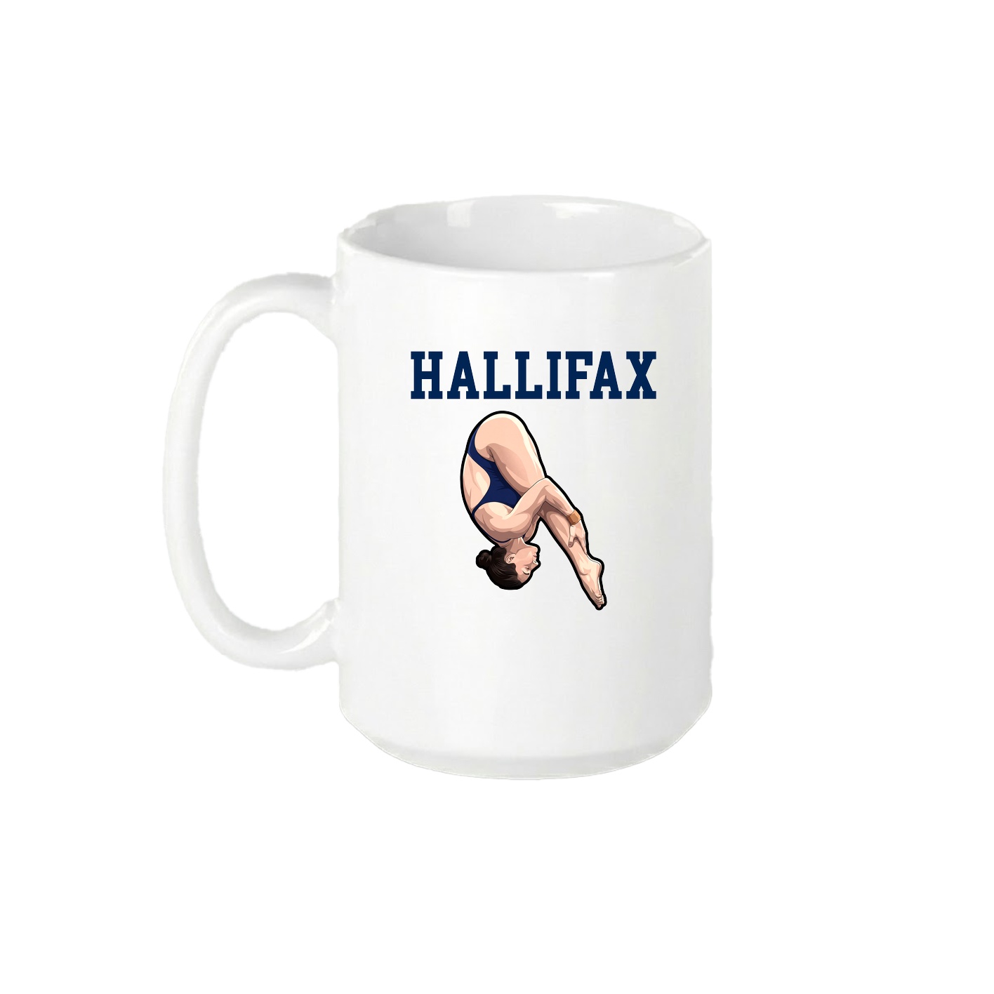 15oz Coffee Mug — Shirsey in White