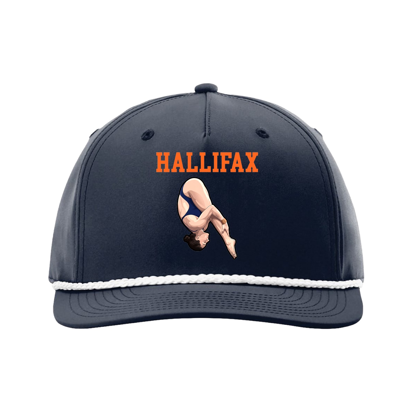 Five-Panel Classic Rope Cap — Shirsey in Navy
