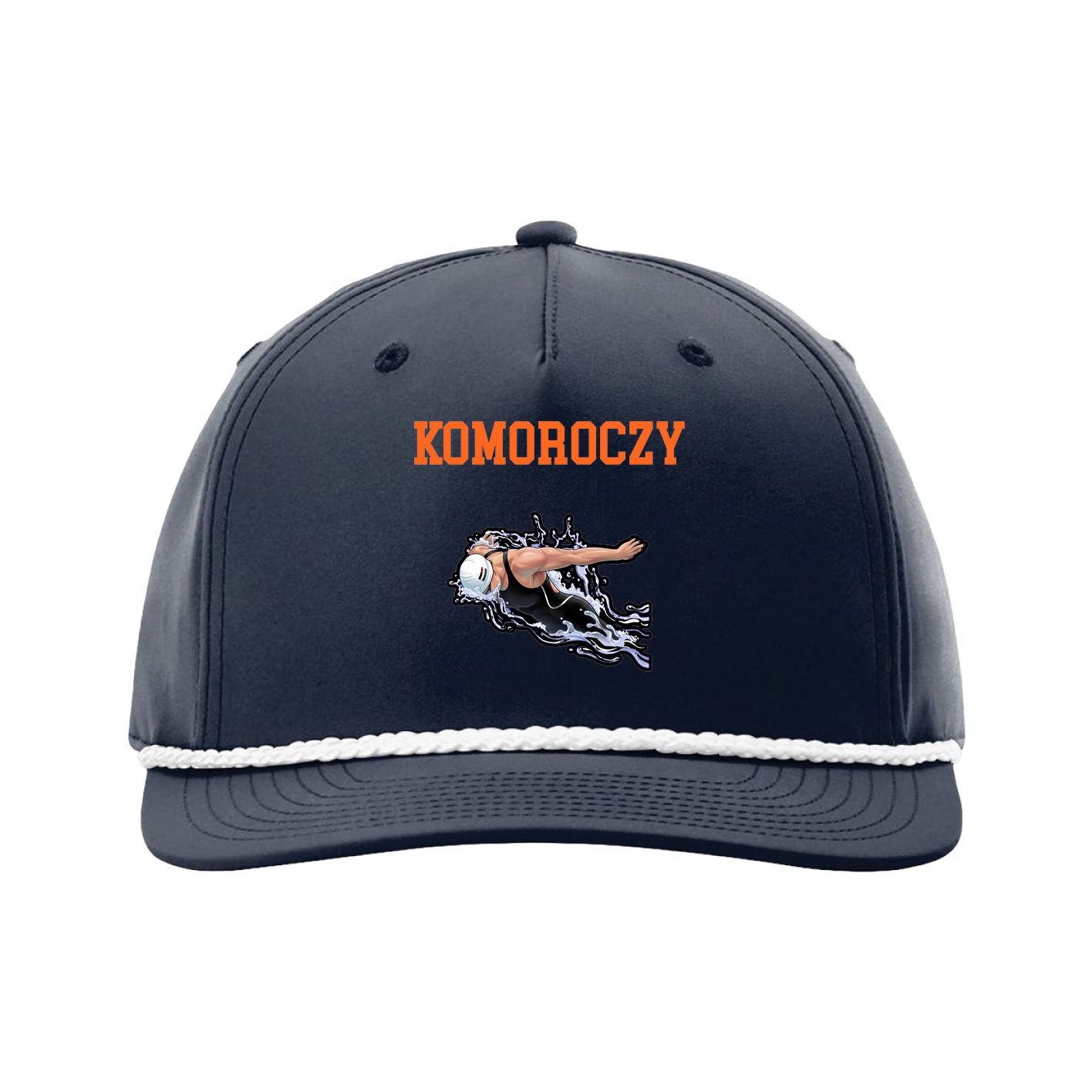 Five-Panel Classic Rope Cap — Shirsey in Navy