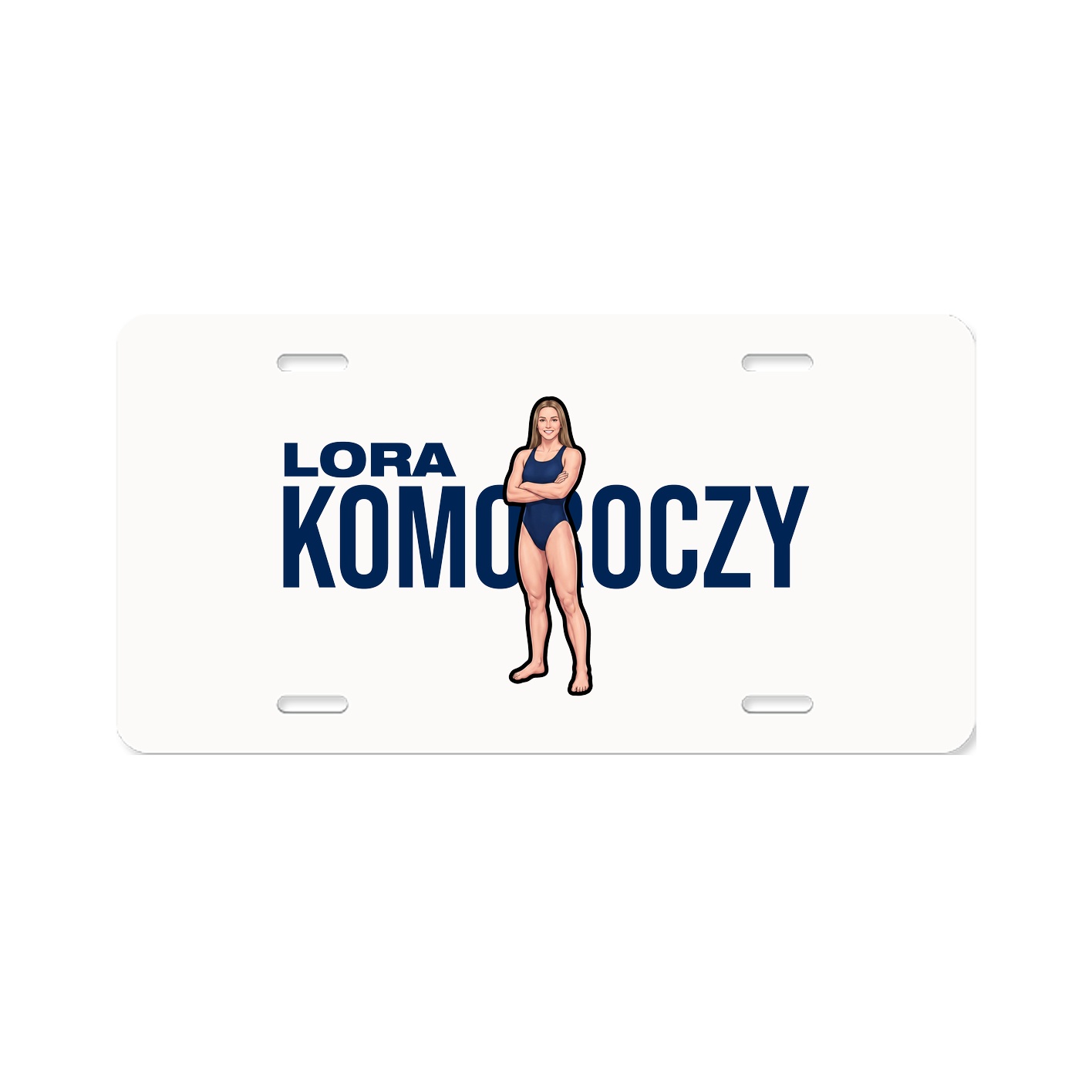License Plate — Player Name in Classic
