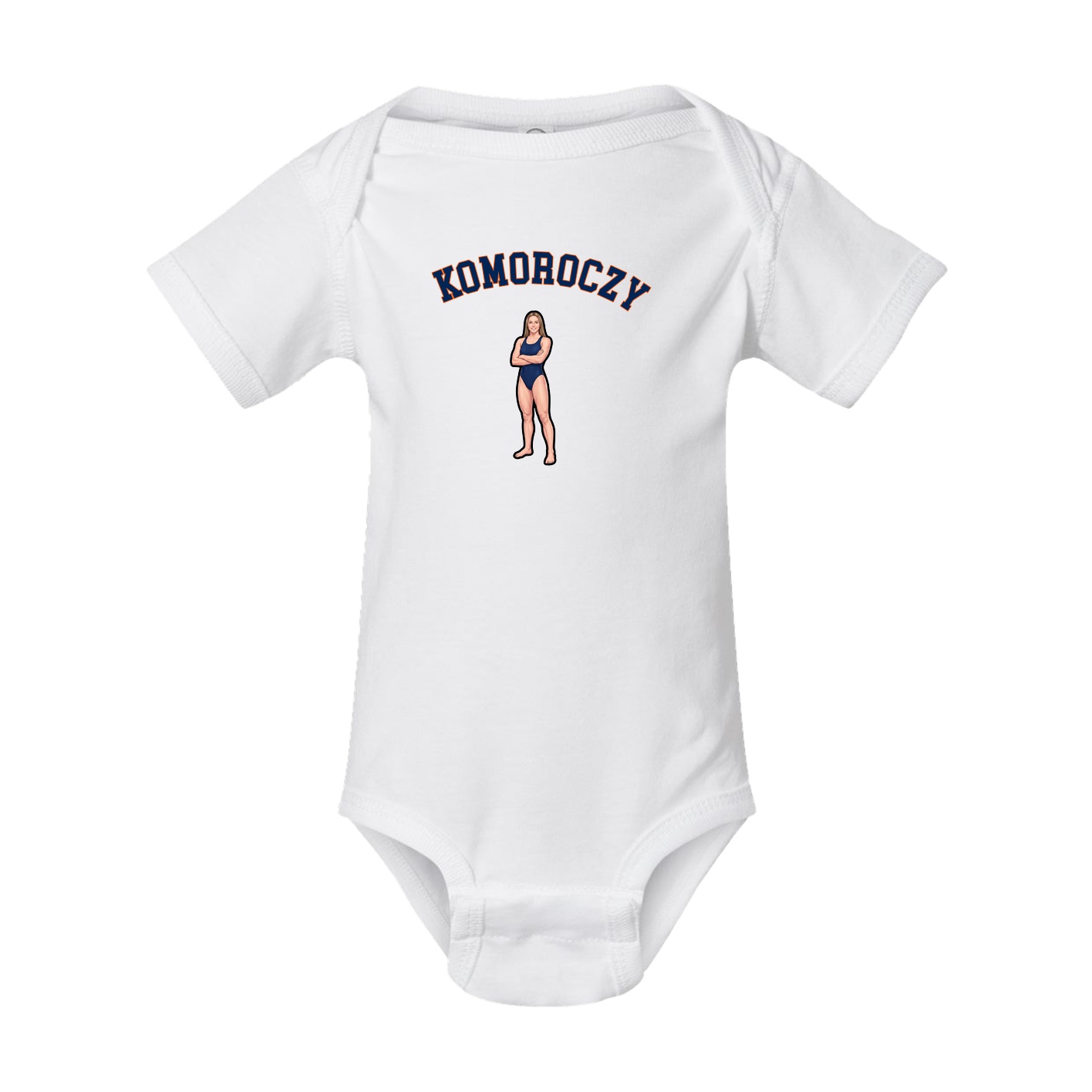 Baby Onesie — Shirsey Arch in White