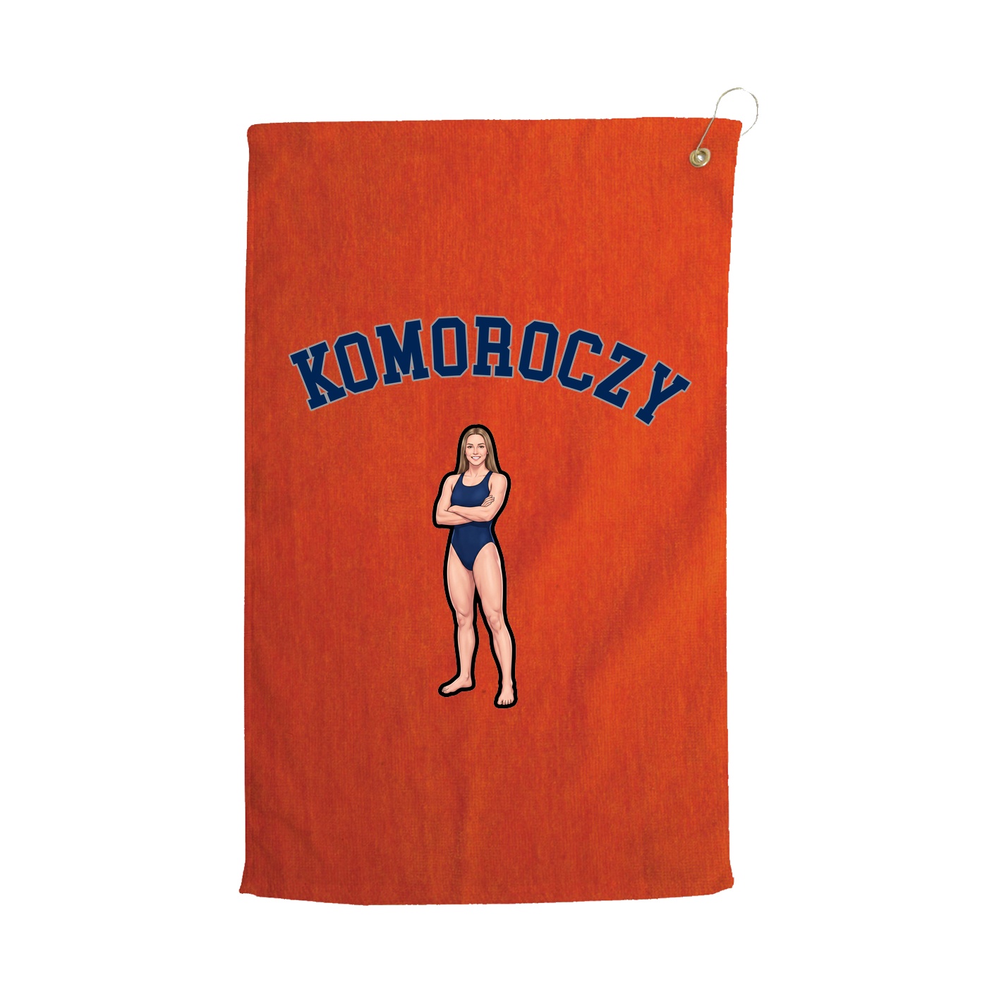 Golf Towel — Shirsey Arch in Orange