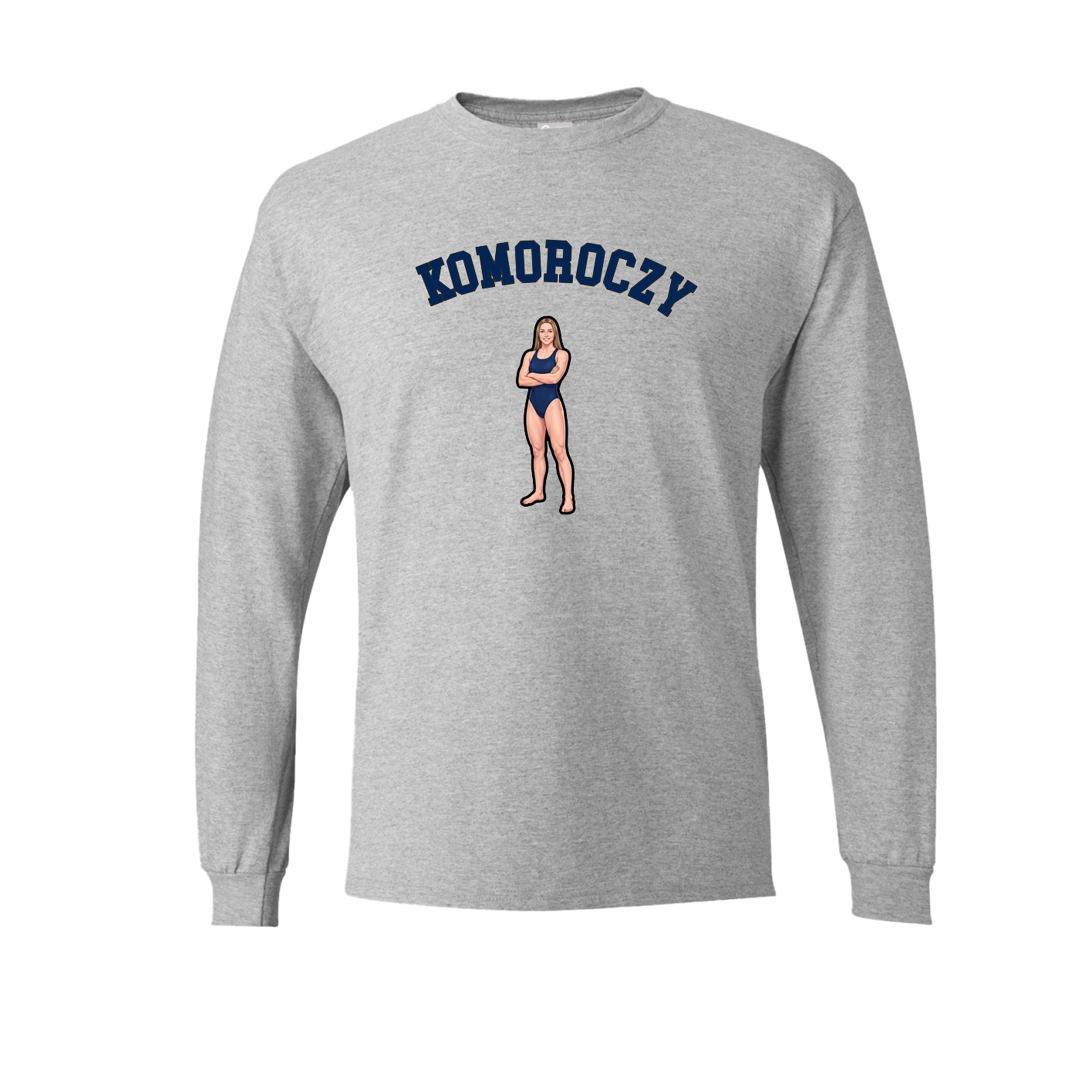 Long Sleeve Tee — Shirsey Arch in Grey