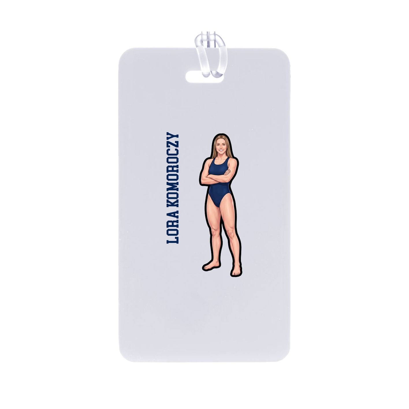 Bag Tag — Name Vertical in Classic