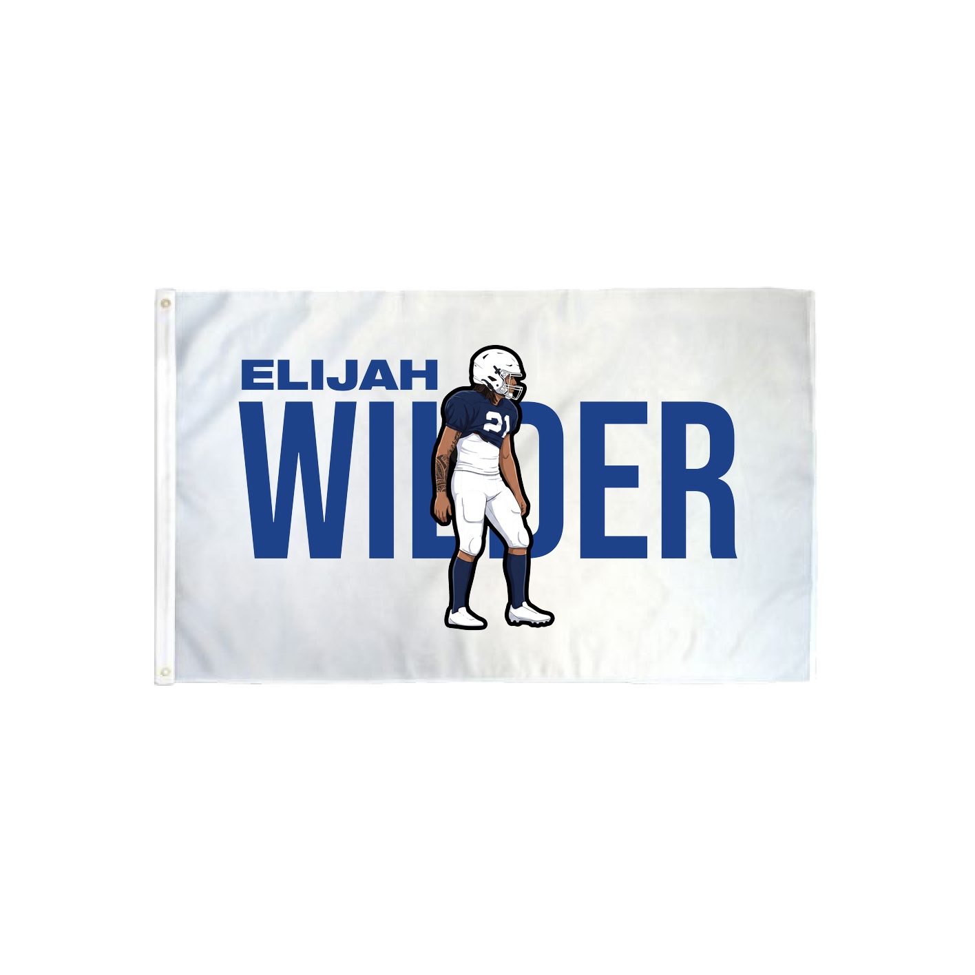 3x5 Flag — Player Name in Classic