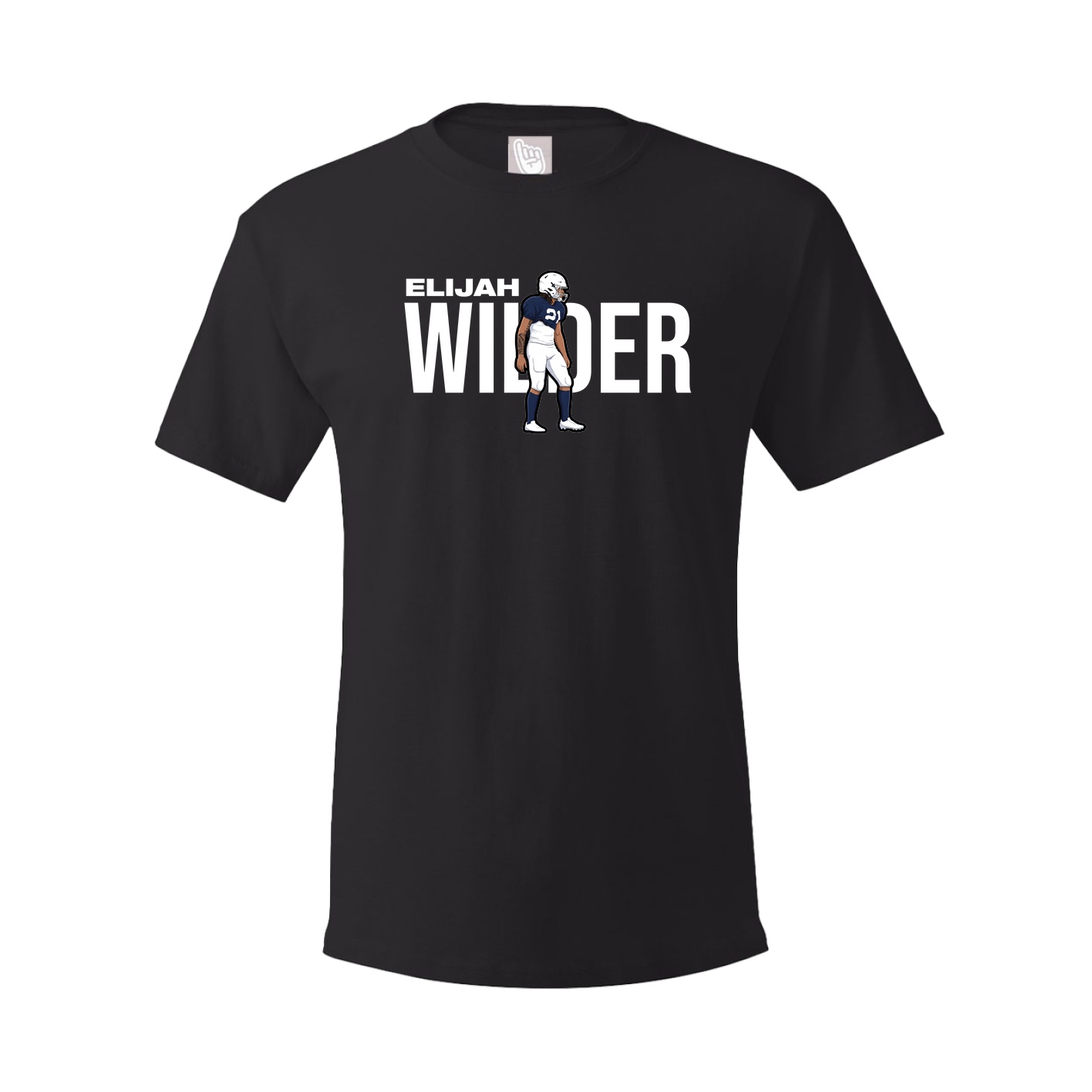 Youth Tee — Player Name in Black