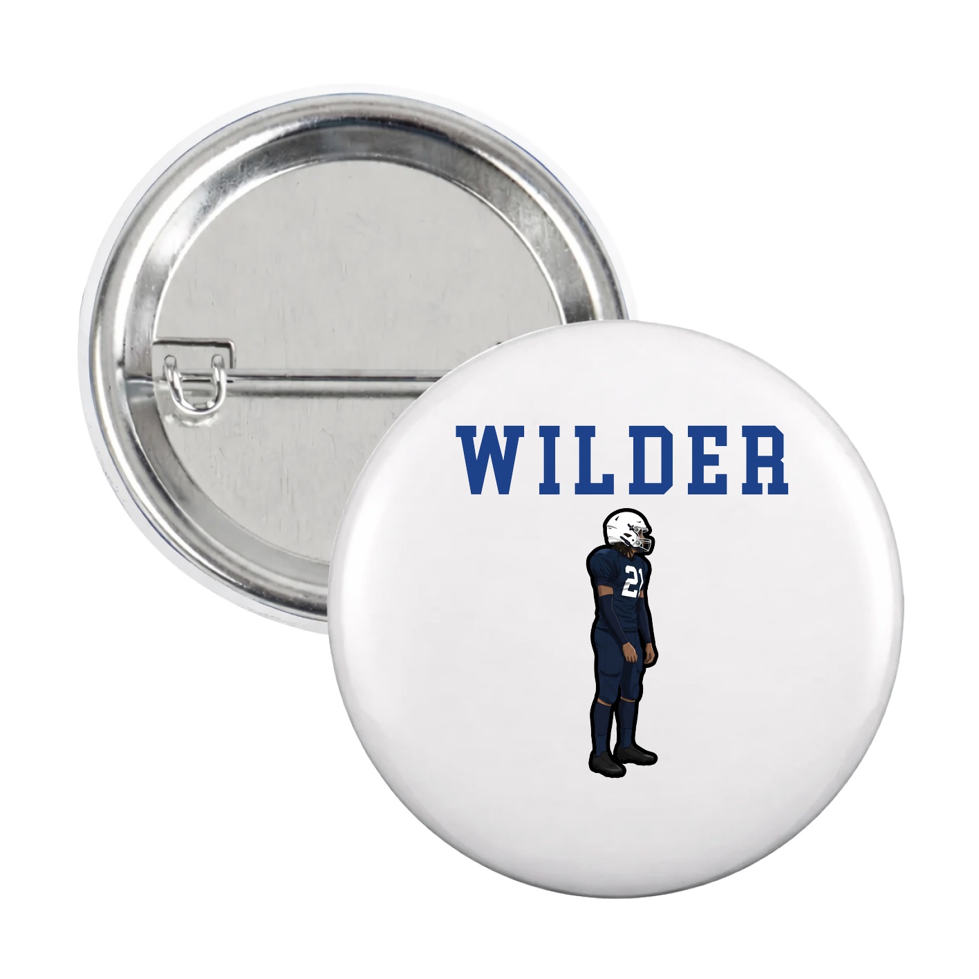 Game Day Button — Shirsey in White