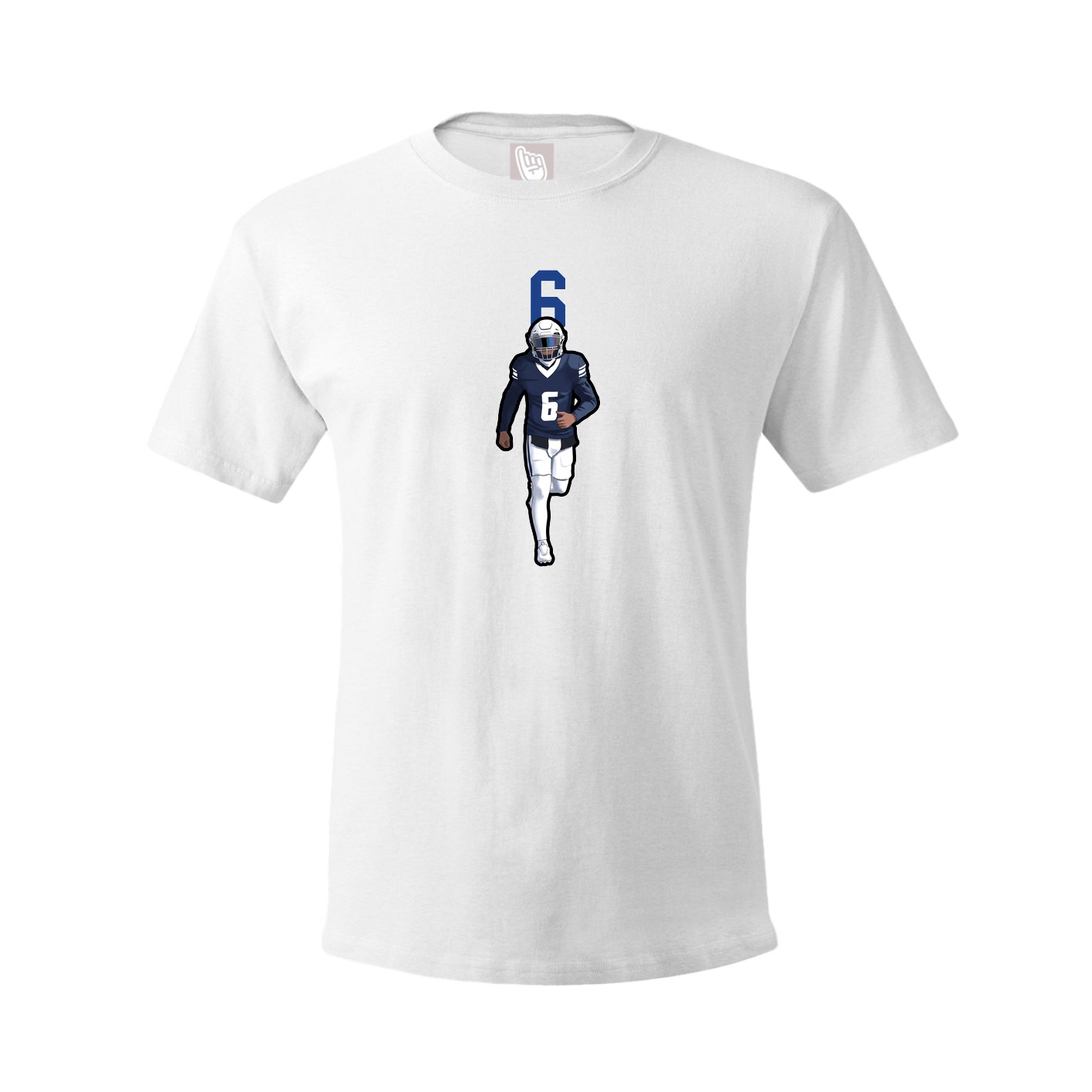 Tee — Number Top in White