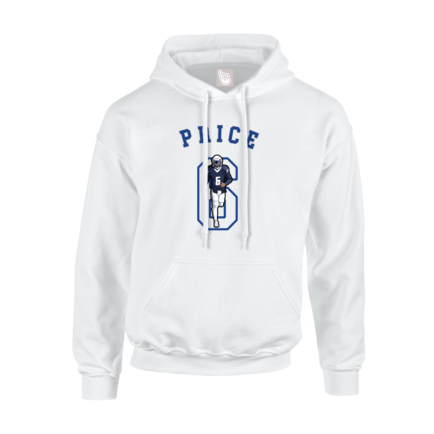 Hoodie — Shirsey Arch in White
