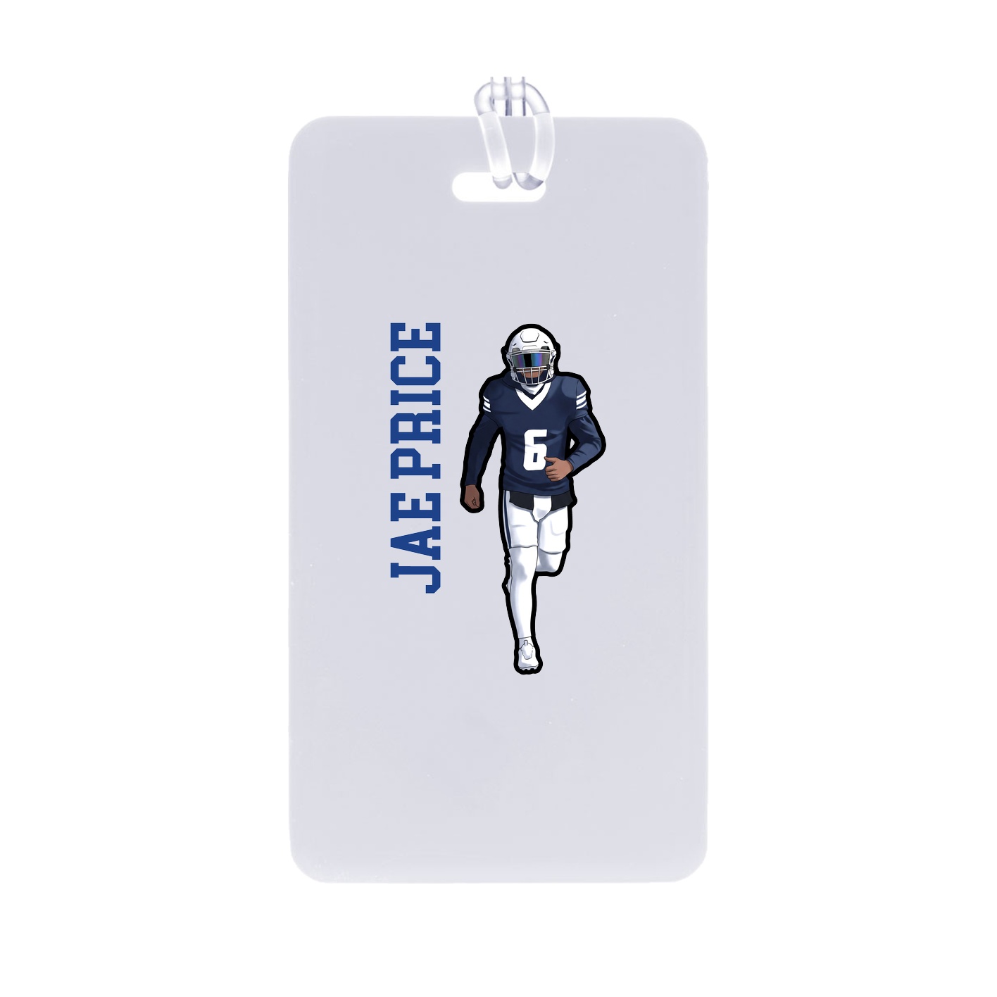 Bag Tag — Name Vertical in Classic