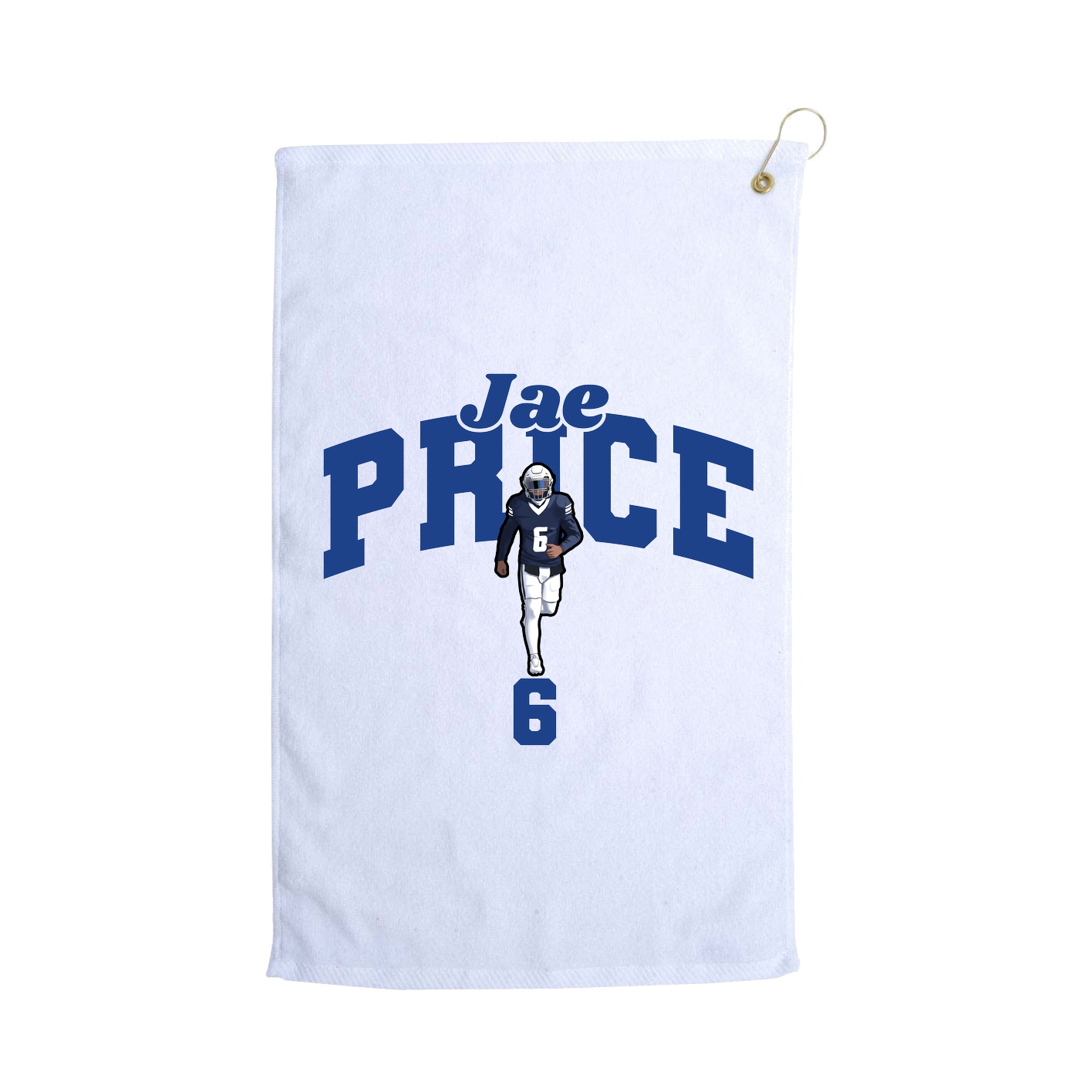 Golf Towel — Signature Arch in White
