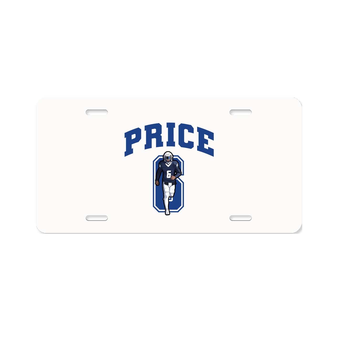 License Plate — Number in Classic