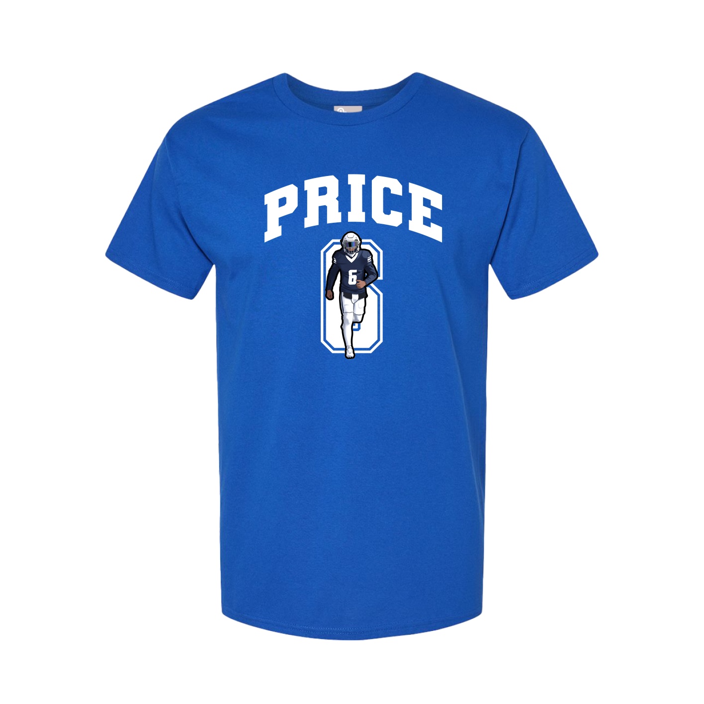 Youth Tee — Number in Royal