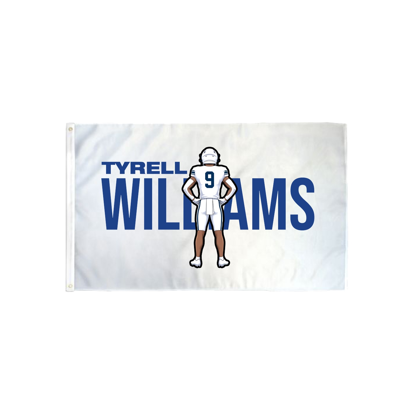 3x5 Flag — Player Name in Classic